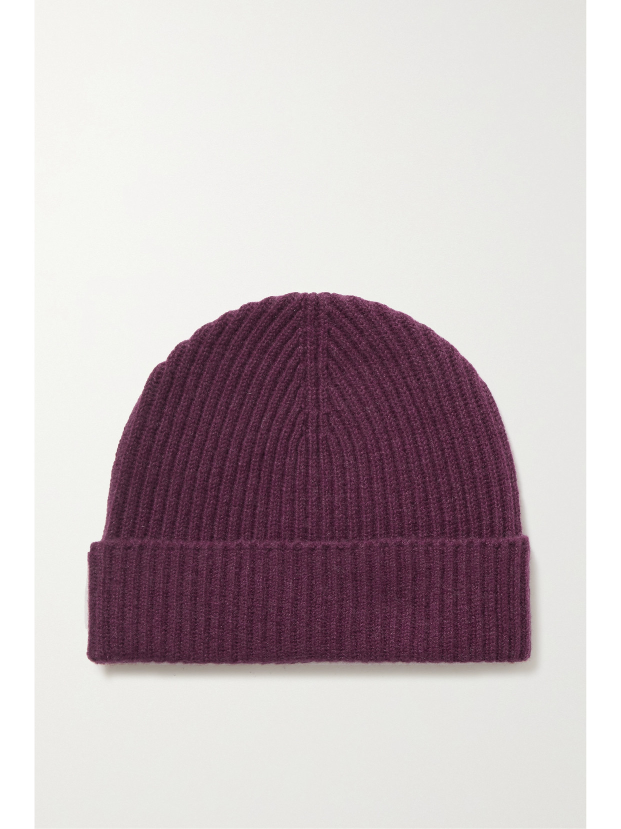 Johnstons of Elgin - Ribbed Cashmere Beanie - Red