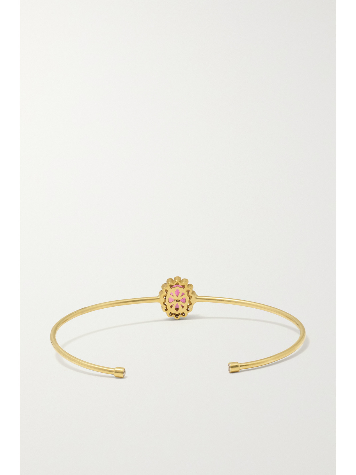 Shop Amrapali London 18-karat Gold, Ruby And Diamond Cuff