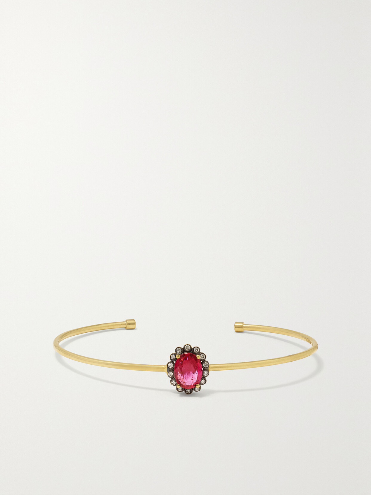 Amrapali London 18-karat Gold, Ruby And Diamond Cuff