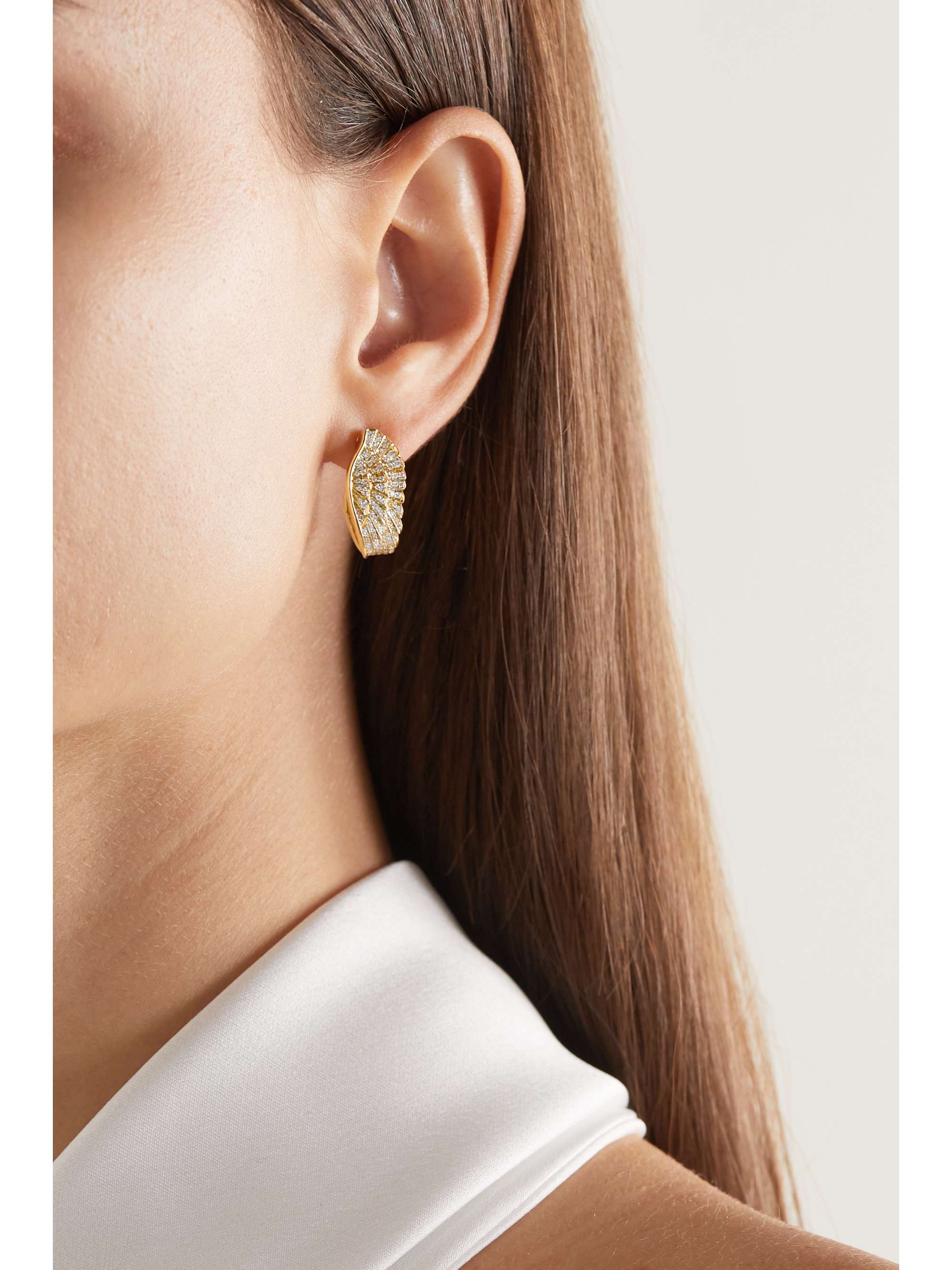 Gold earrings