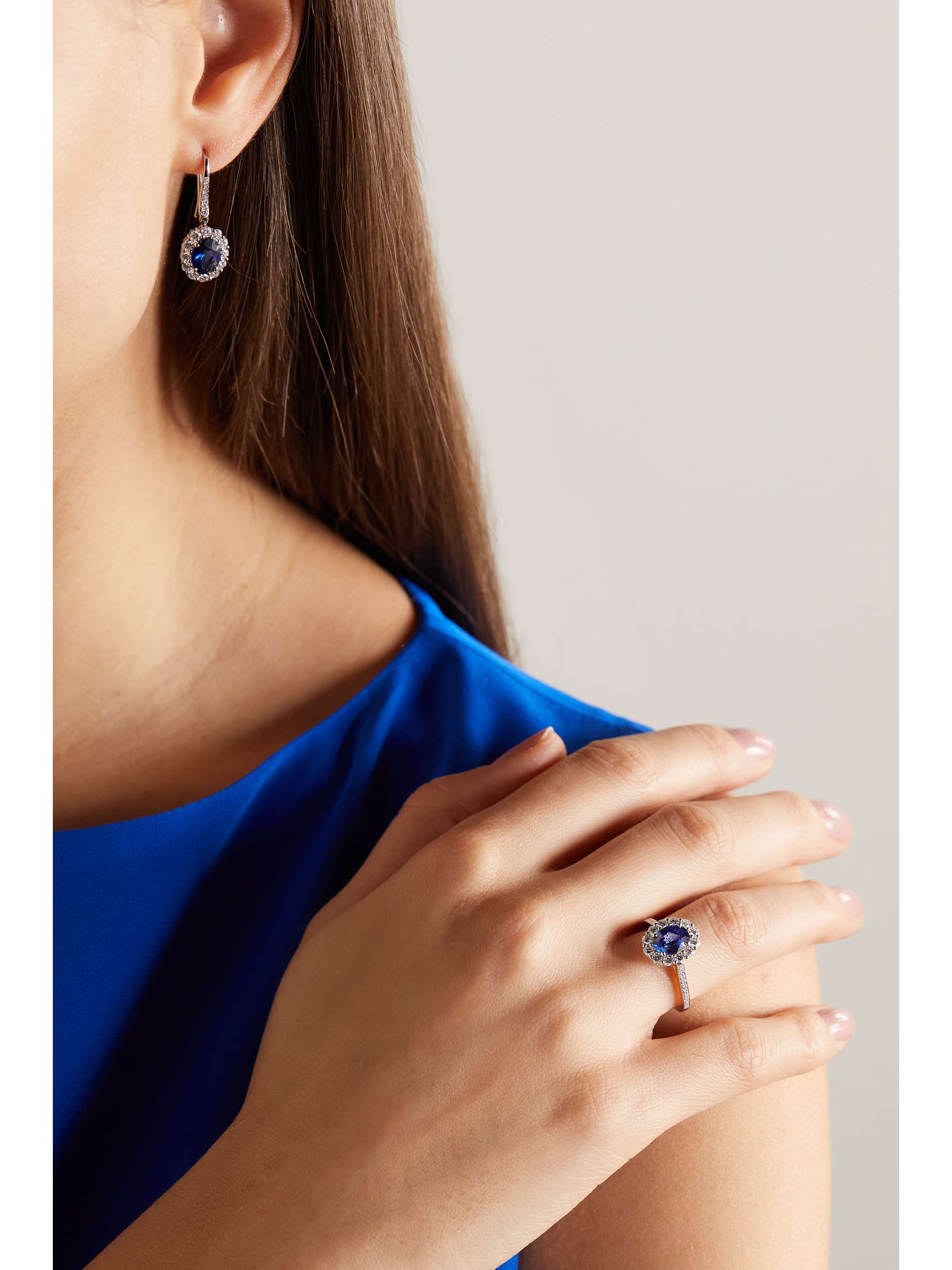 GARRARD プラチナ サファイア＆ダイヤモンド リング | NET-A-PORTER