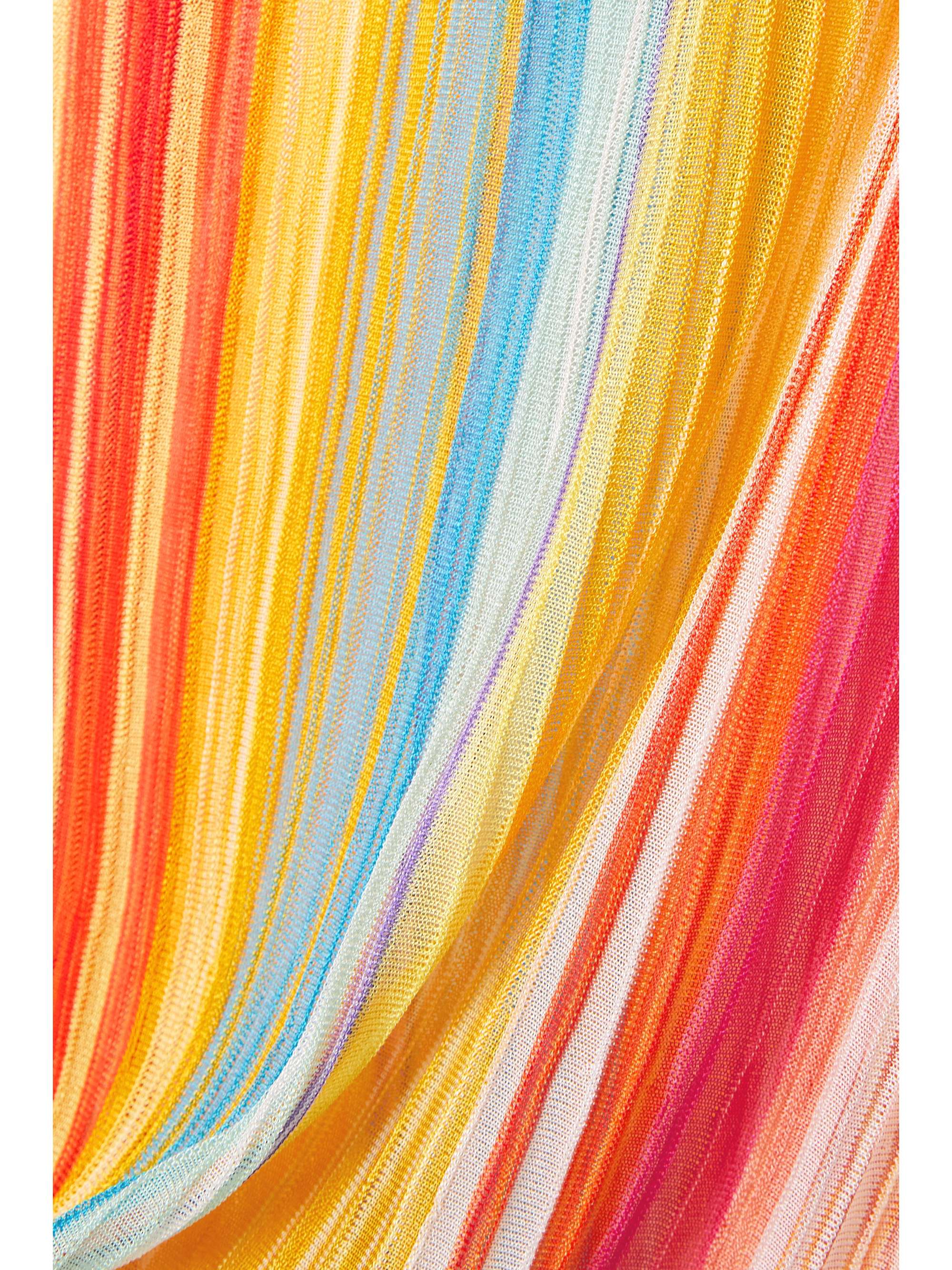 MISSONI Striped knitted coverup