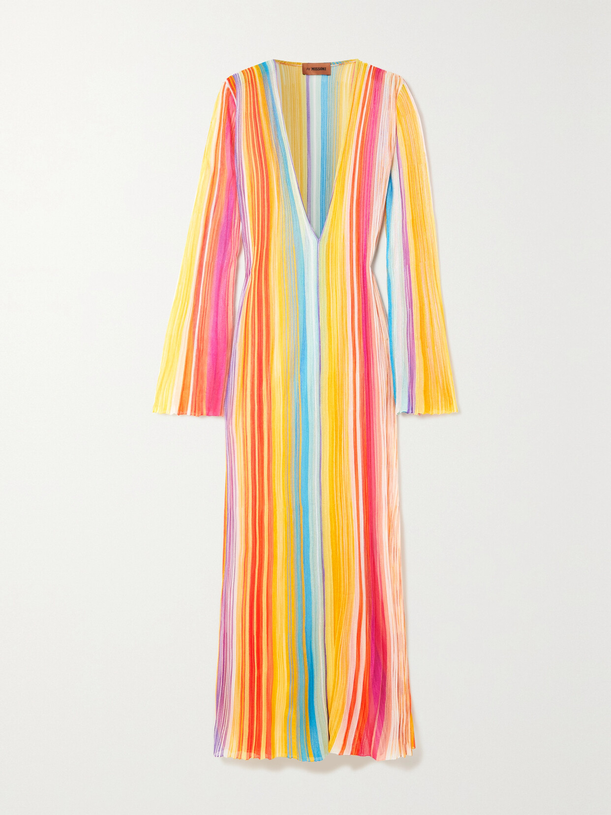 Missoni - Striped Knitted Coverup - Yellow