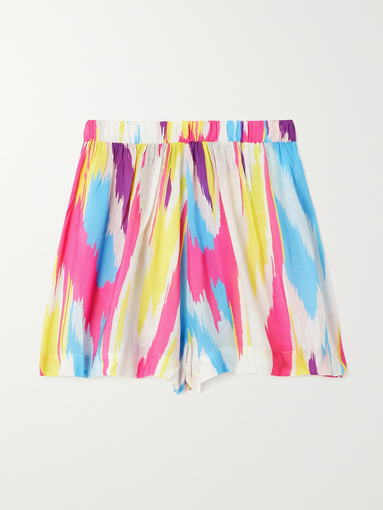 Missoni - Mare Printed Satin Shorts - Pink