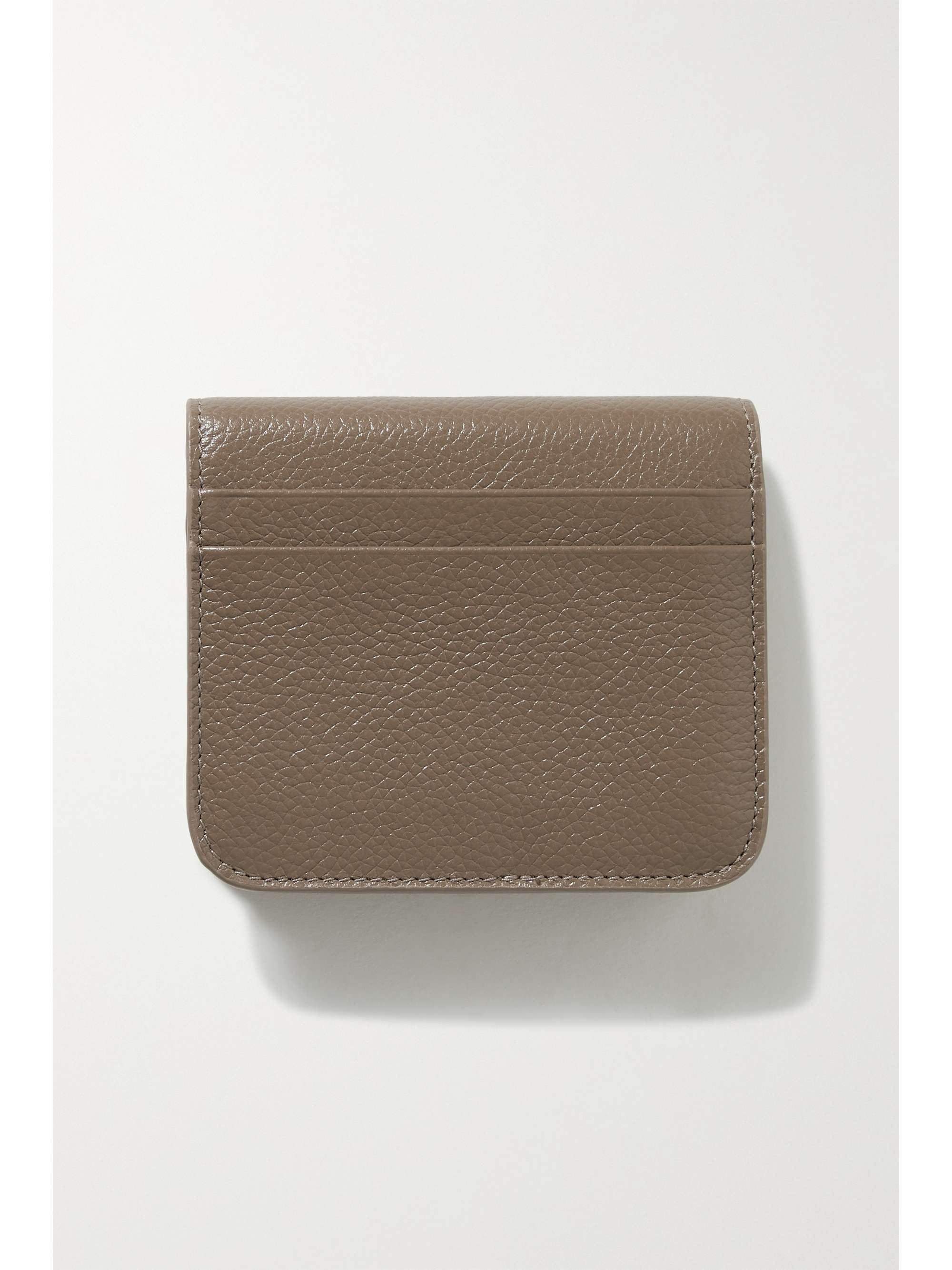 BALENCIAGA Printed textured-leather cardholder