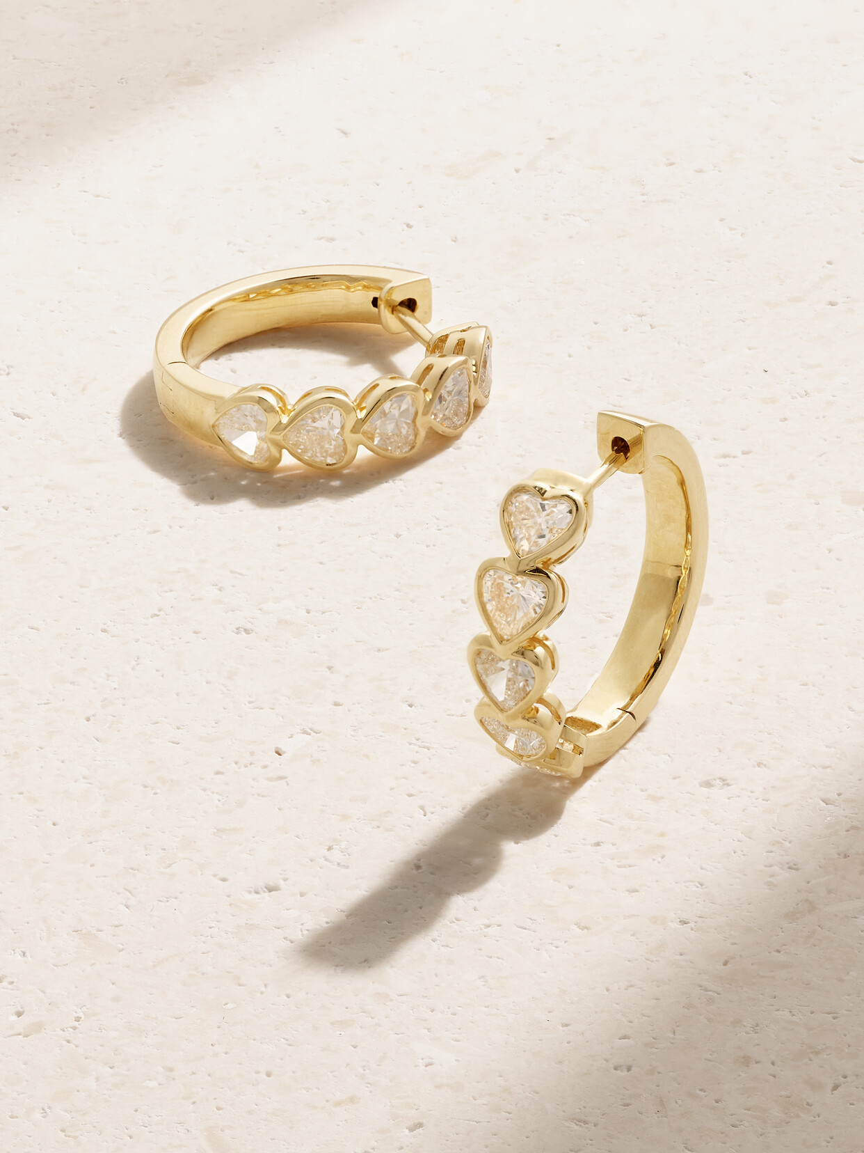 Anita Ko 18-karat Gold Diamond Hoop Earrings