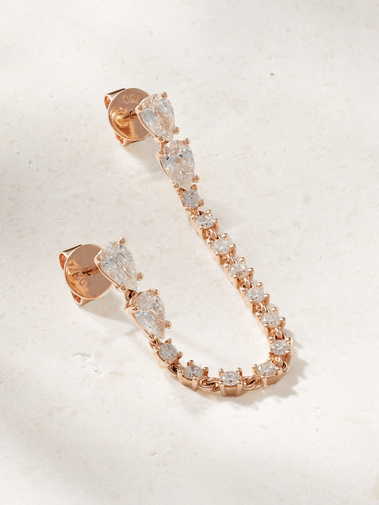 Anita Ko Daphne 18-karat Rose Gold Diamond Single Earring