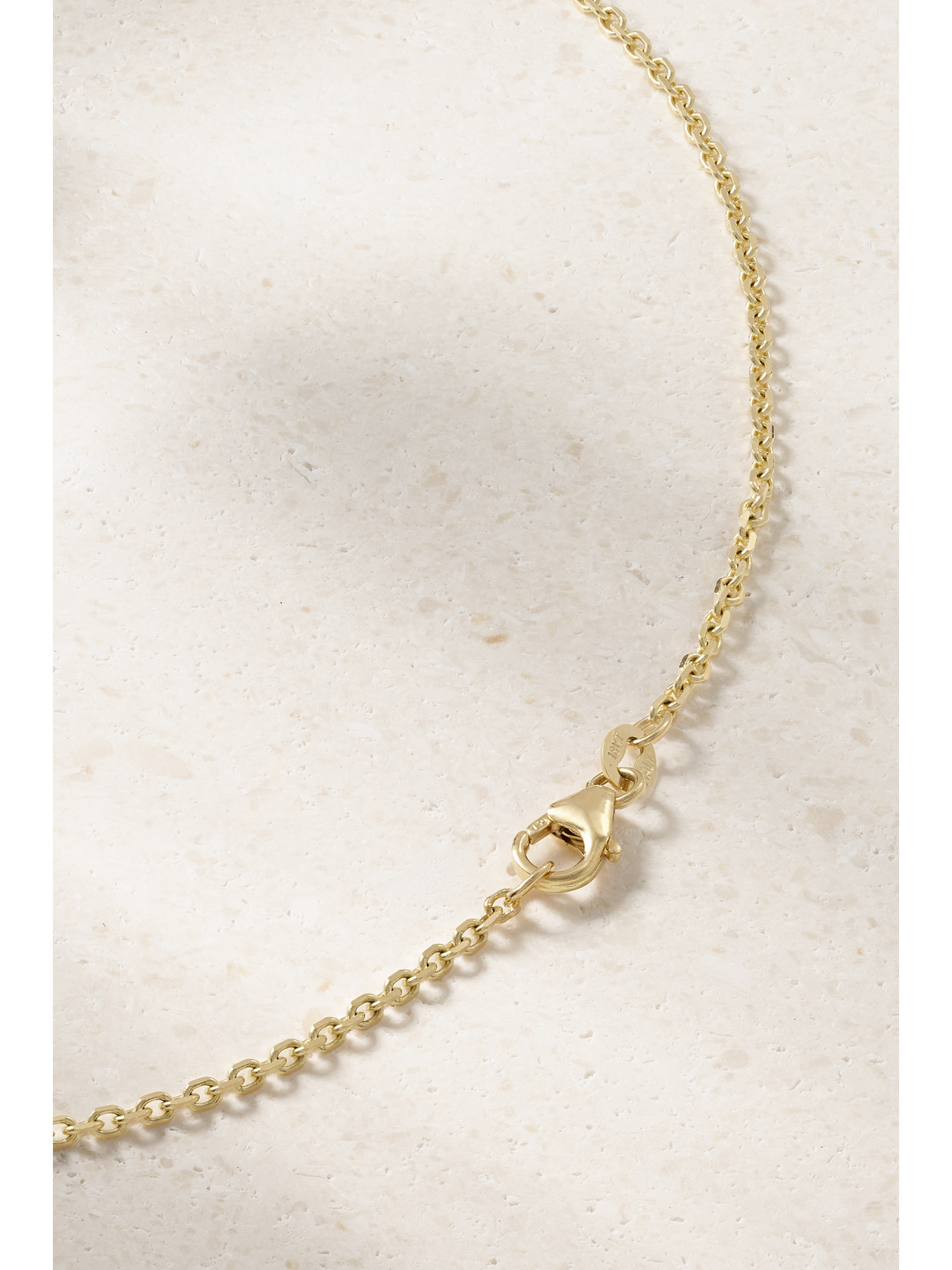 Shop Anita Ko 18-karat Gold Diamond Necklace