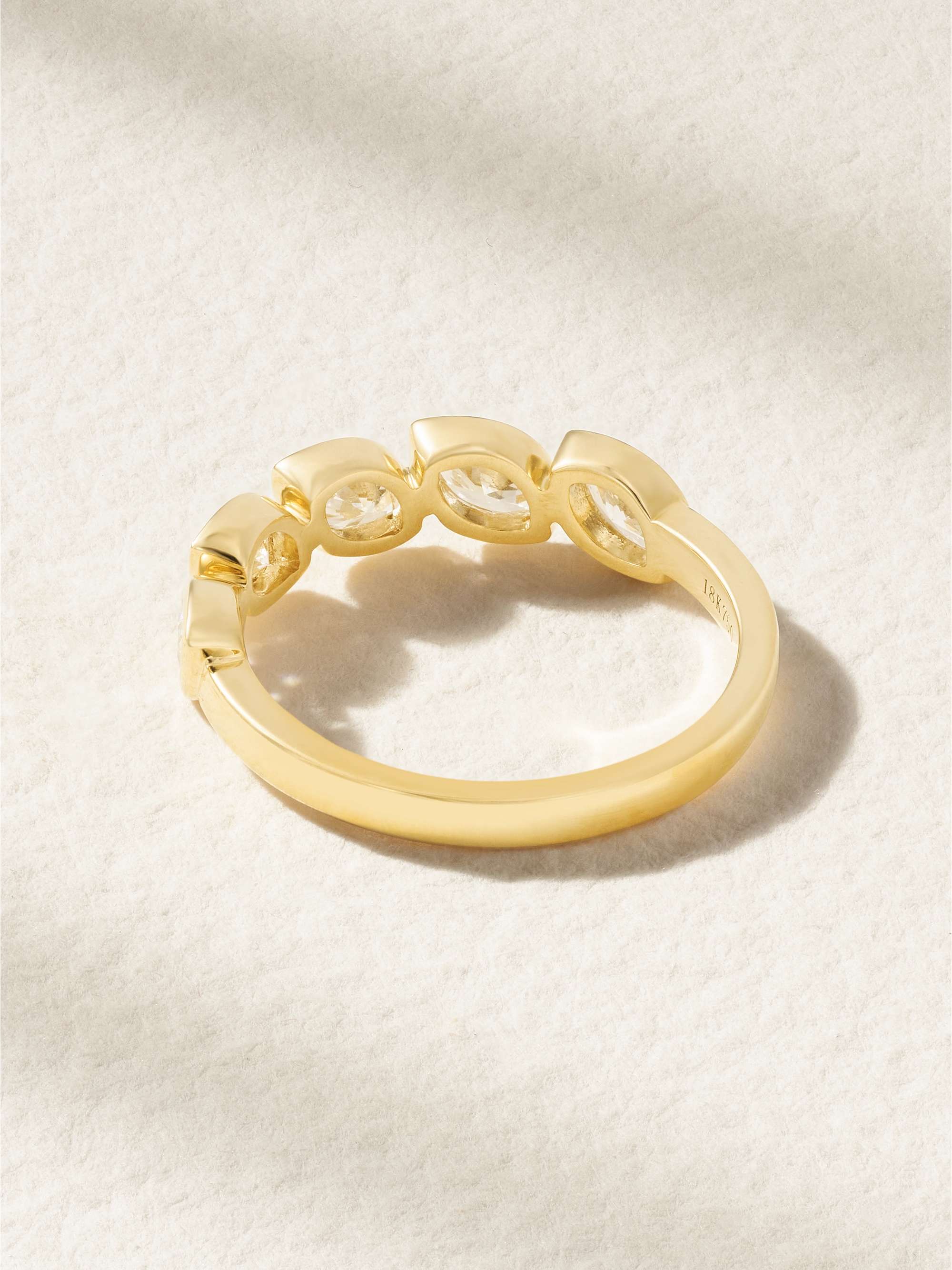 ANITA KO 18-karat gold diamond ring