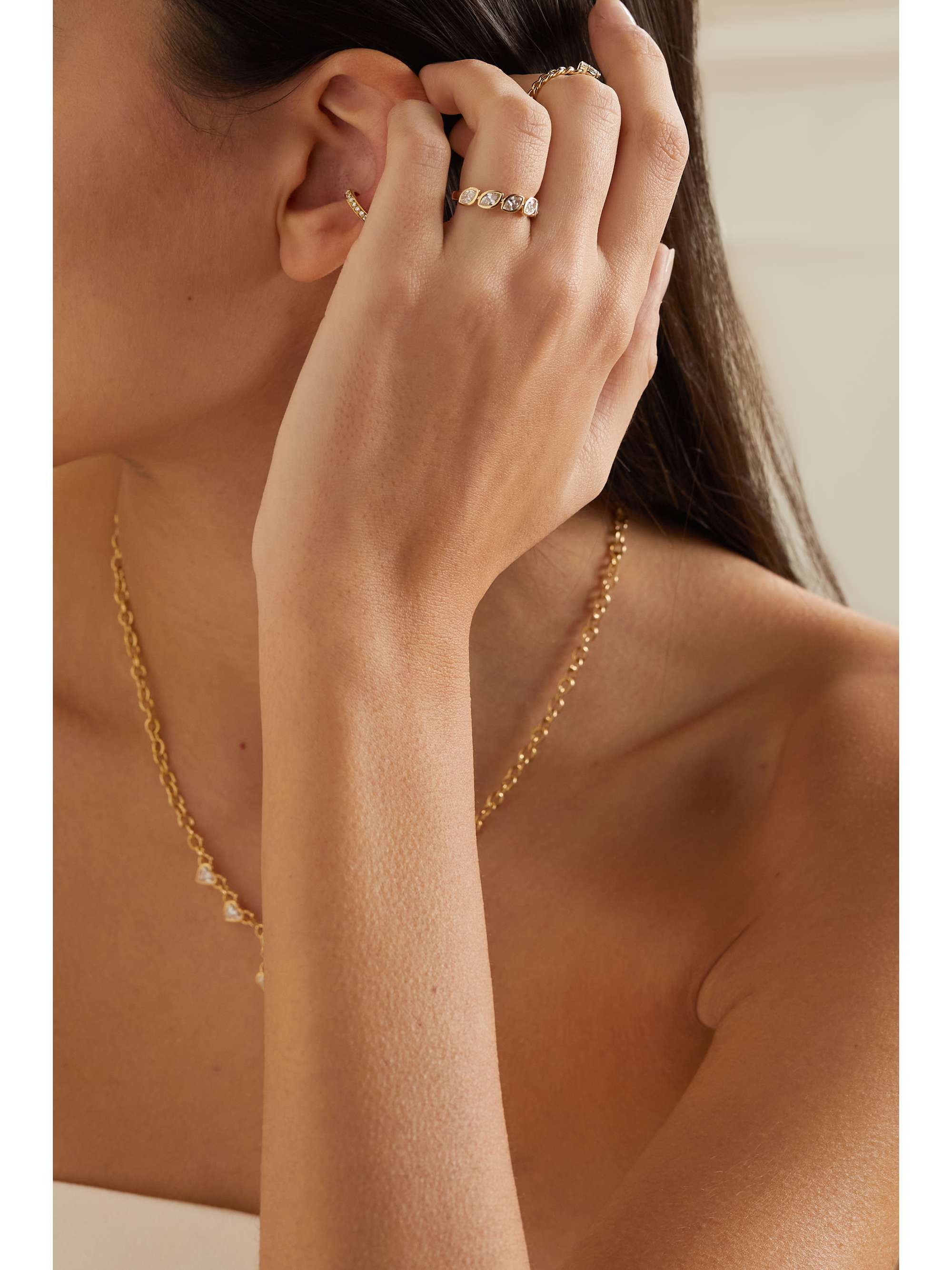ANITA KO 18-karat gold diamond ring