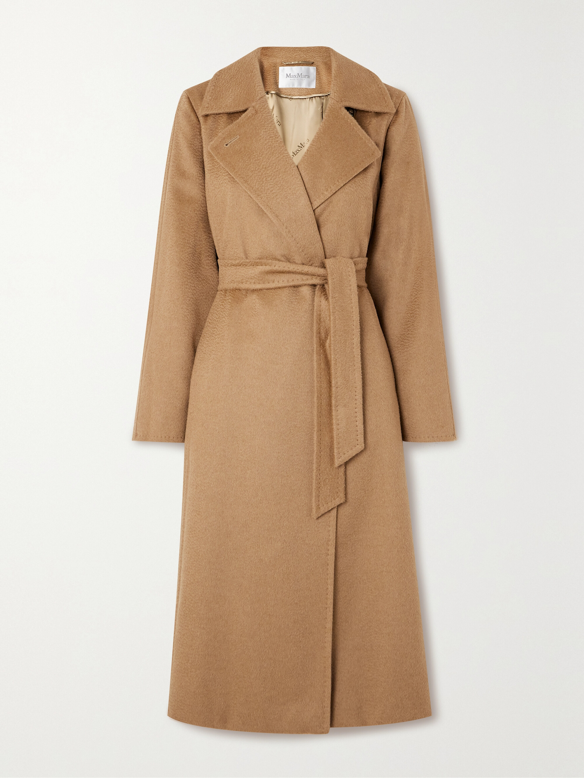 Max Mara Manuela Icon belted camel hair coat thumbnail