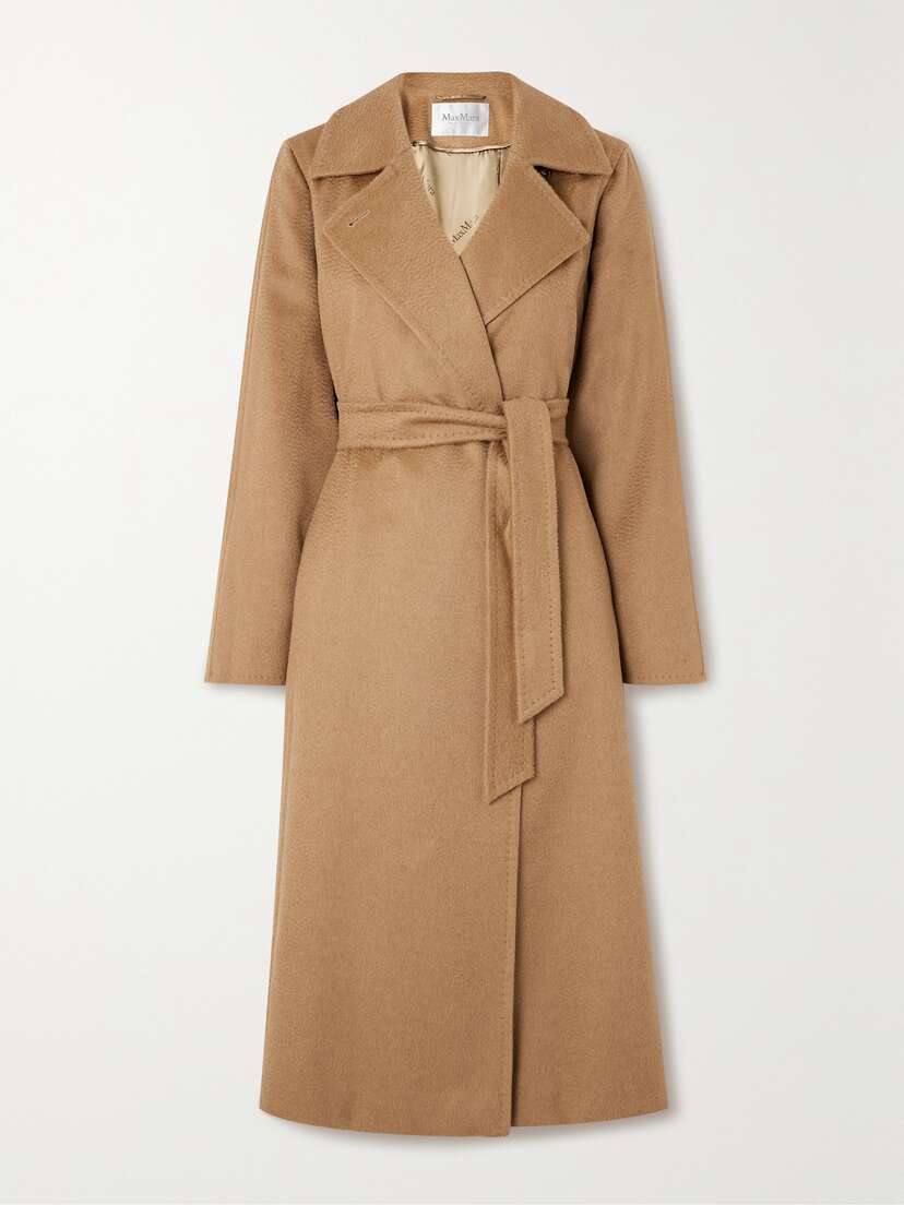 Max Mara Manuela Icon Belted Camel Hair Coat