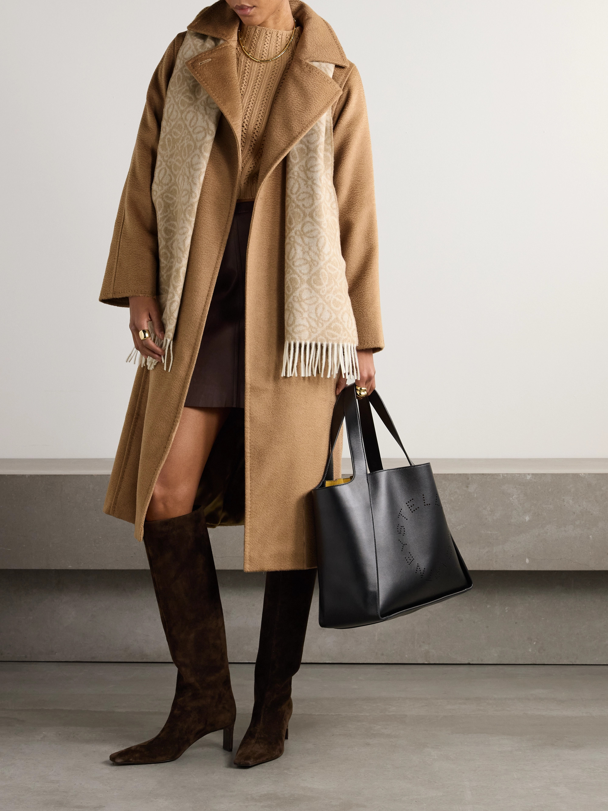 Max Mara Manuela Icon belted camel hair coat thumbnail