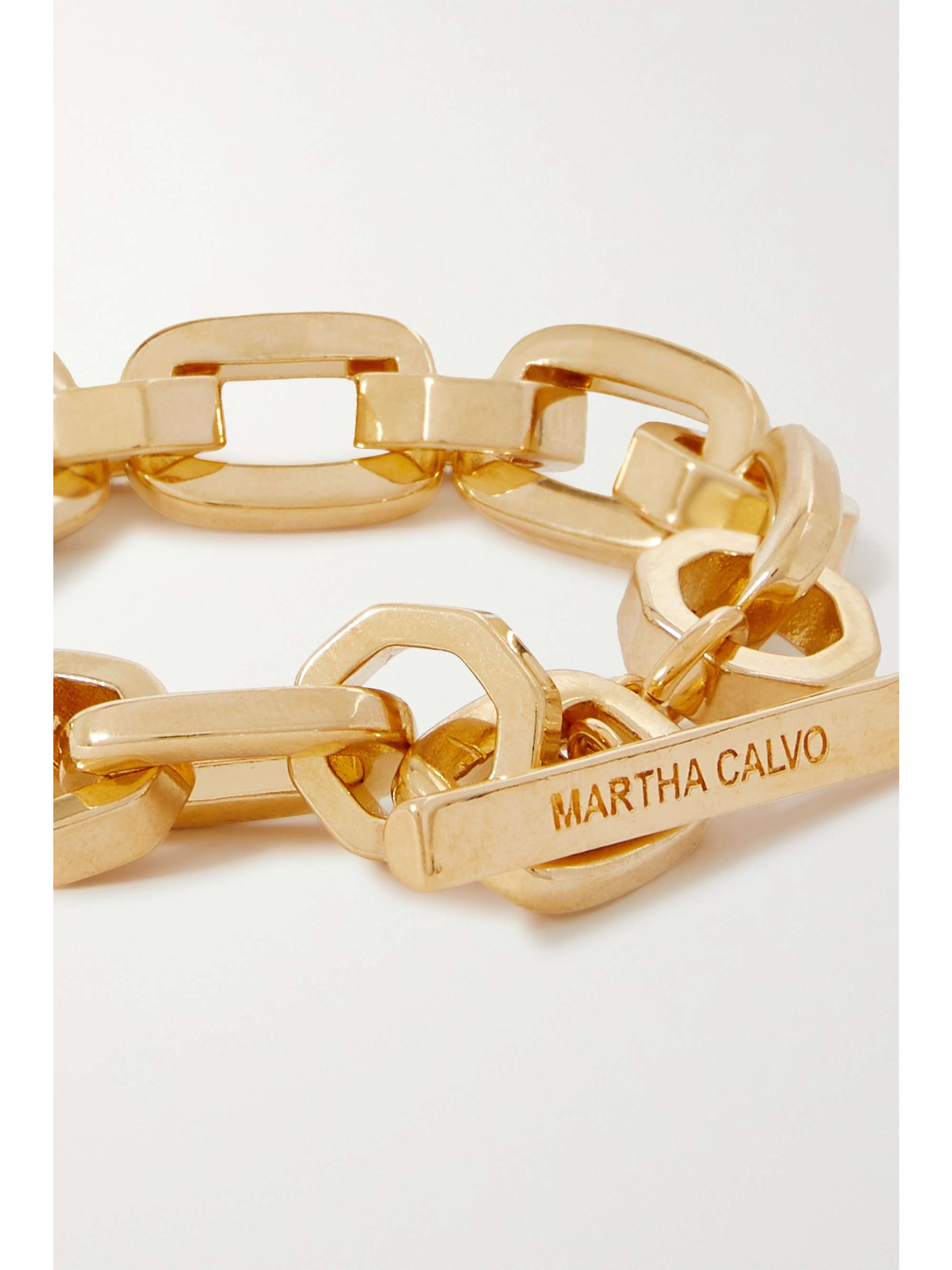 MARTHA CALVO Bond gold-plated bracelet