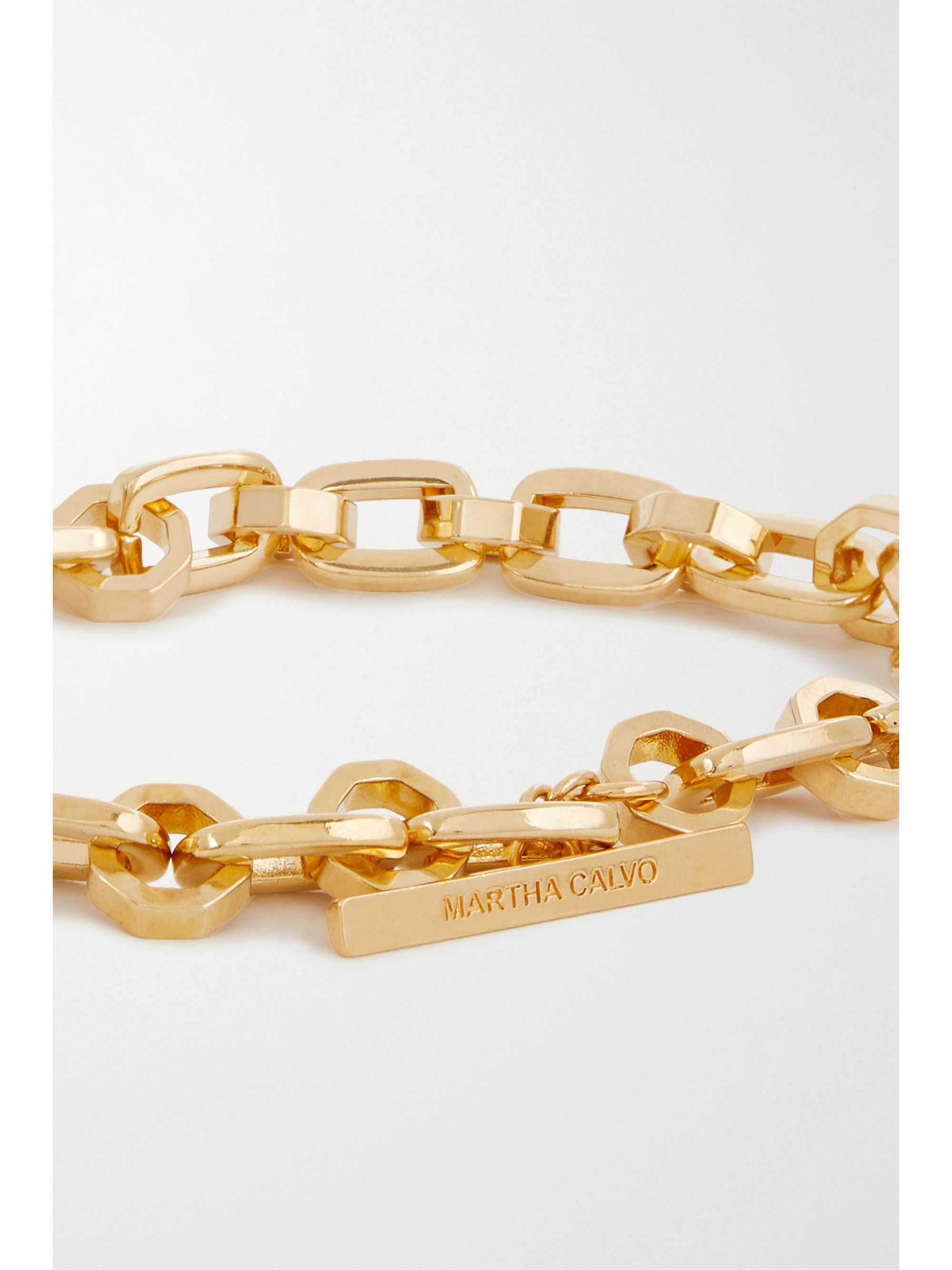 MARTHA CALVO Bond gold-plated necklace