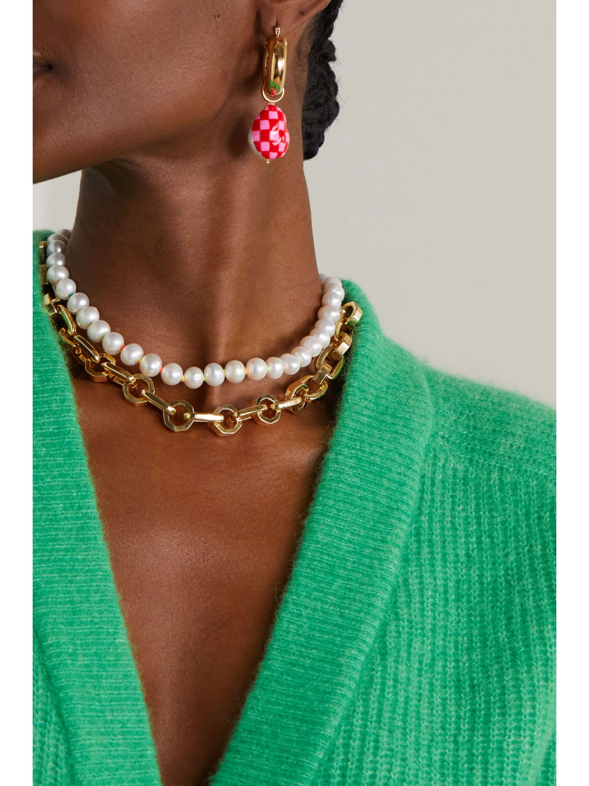 MARTHA CALVO Bond gold-plated necklace