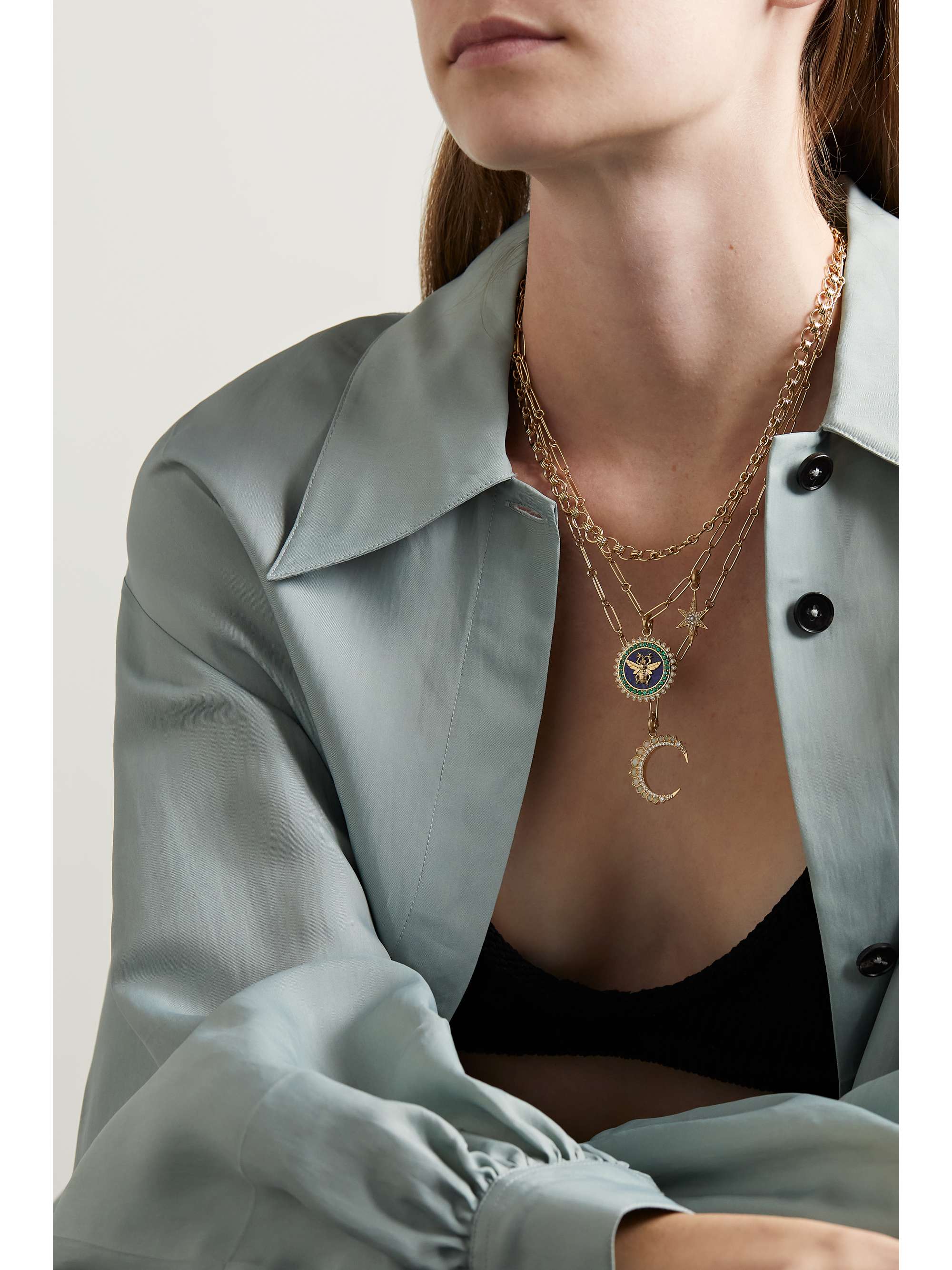 STORROW Everett 14-karat gold necklace