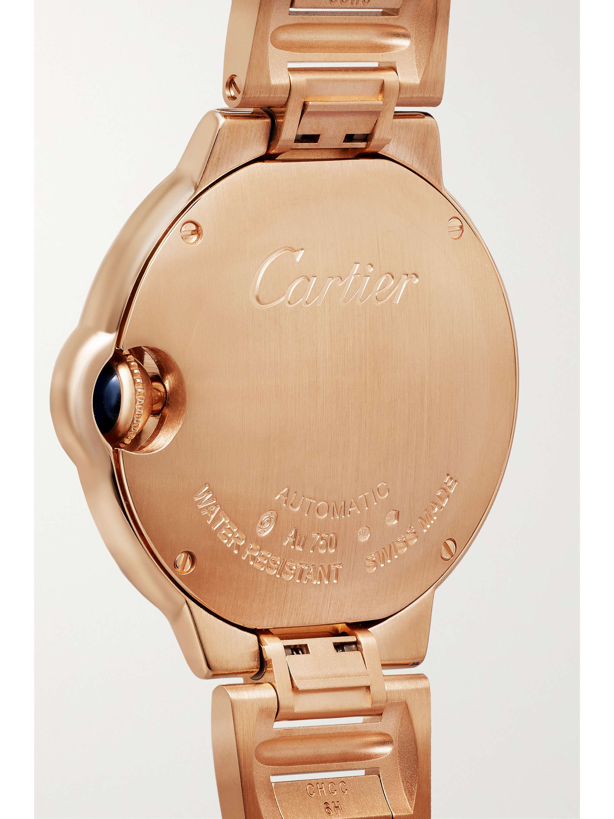 CARTIER Ballon Bleu de Cartier Automatic 33mm 18-karat rose gold and diamond watch