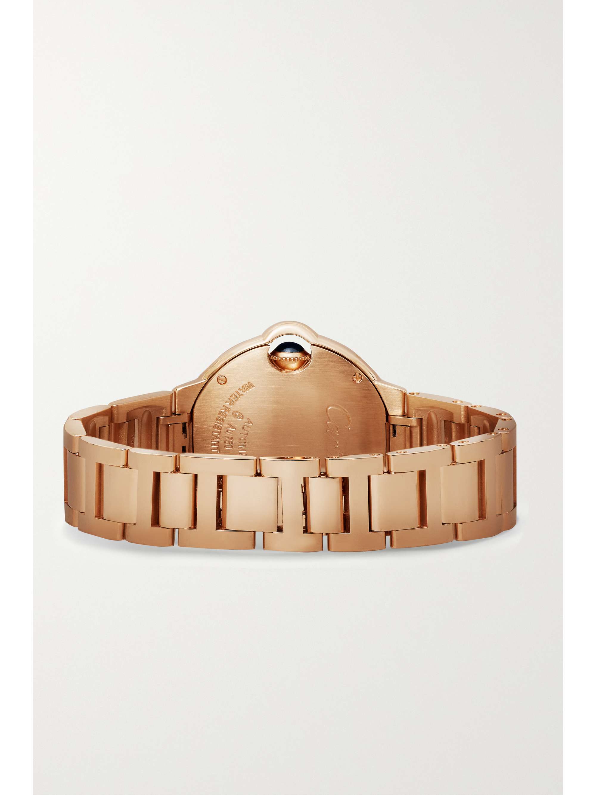 CARTIER Ballon Bleu de Cartier Automatic 33mm 18-karat rose gold and diamond watch