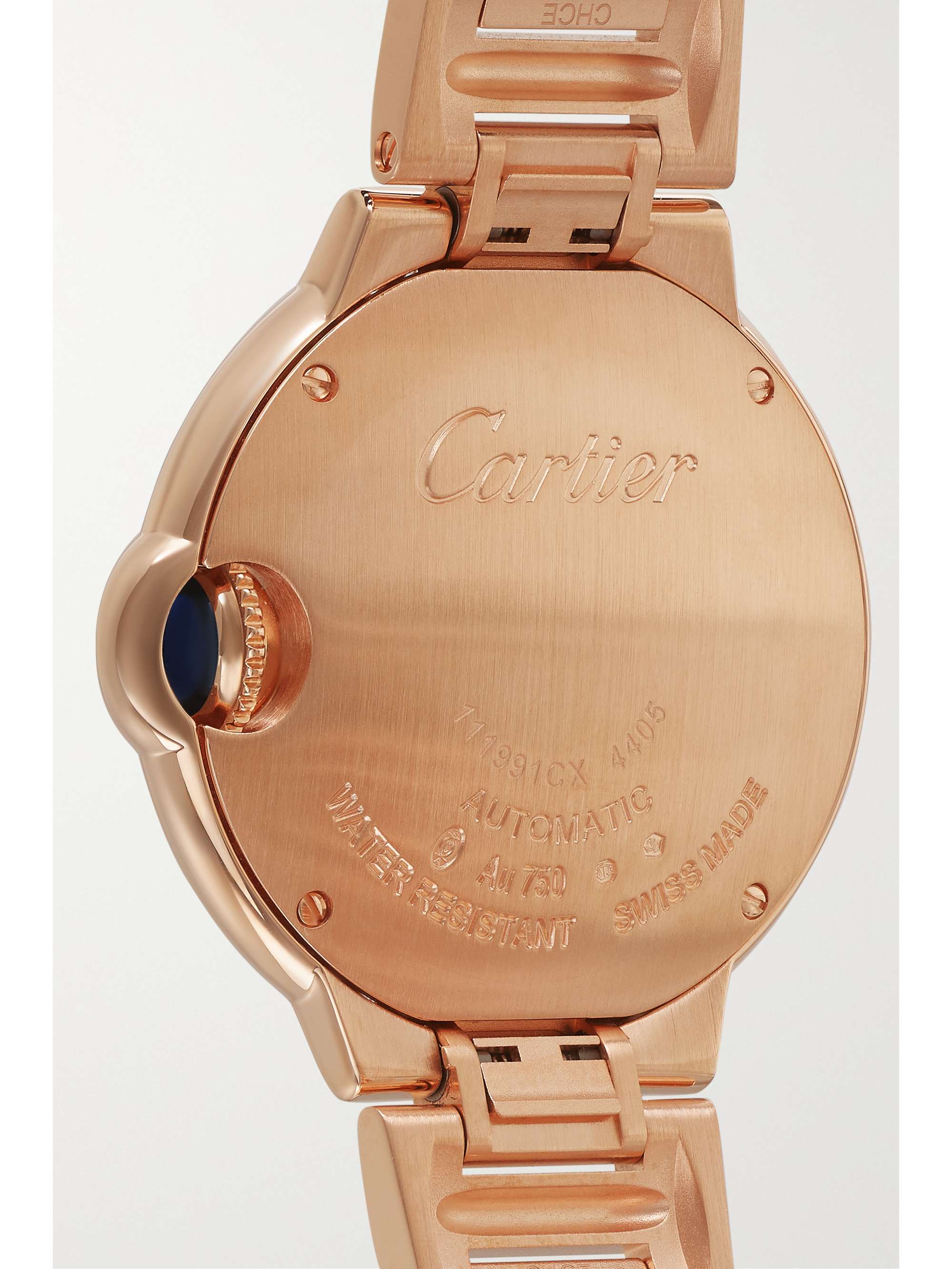 CARTIER Ballon Bleu de Cartier Automatic 33mm 18-karat rose gold and diamond watch