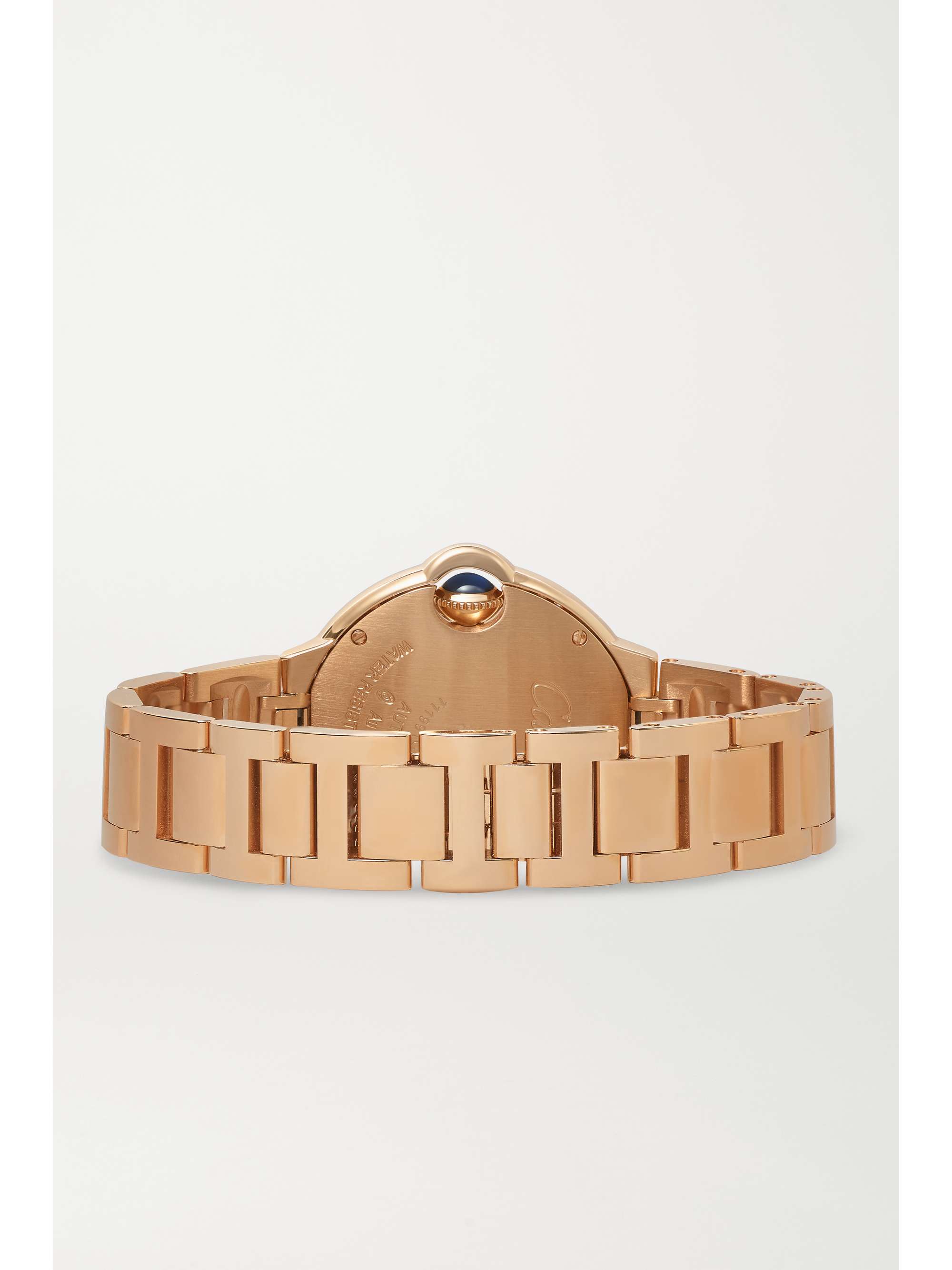 CARTIER Ballon Bleu de Cartier Automatic 33mm 18-karat rose gold and diamond watch