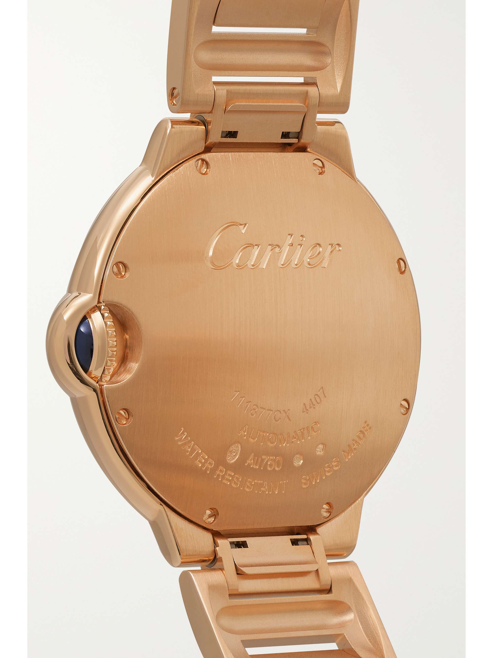 Rose gold Ballon Bleu de Cartier Automatic 36mm 18karat rose gold and