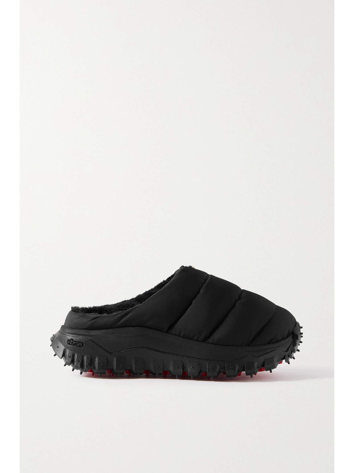 MONCLER GENIUS + 1017 ALYX 9SM QUILTED PADDED RIPSTOP SLIDES