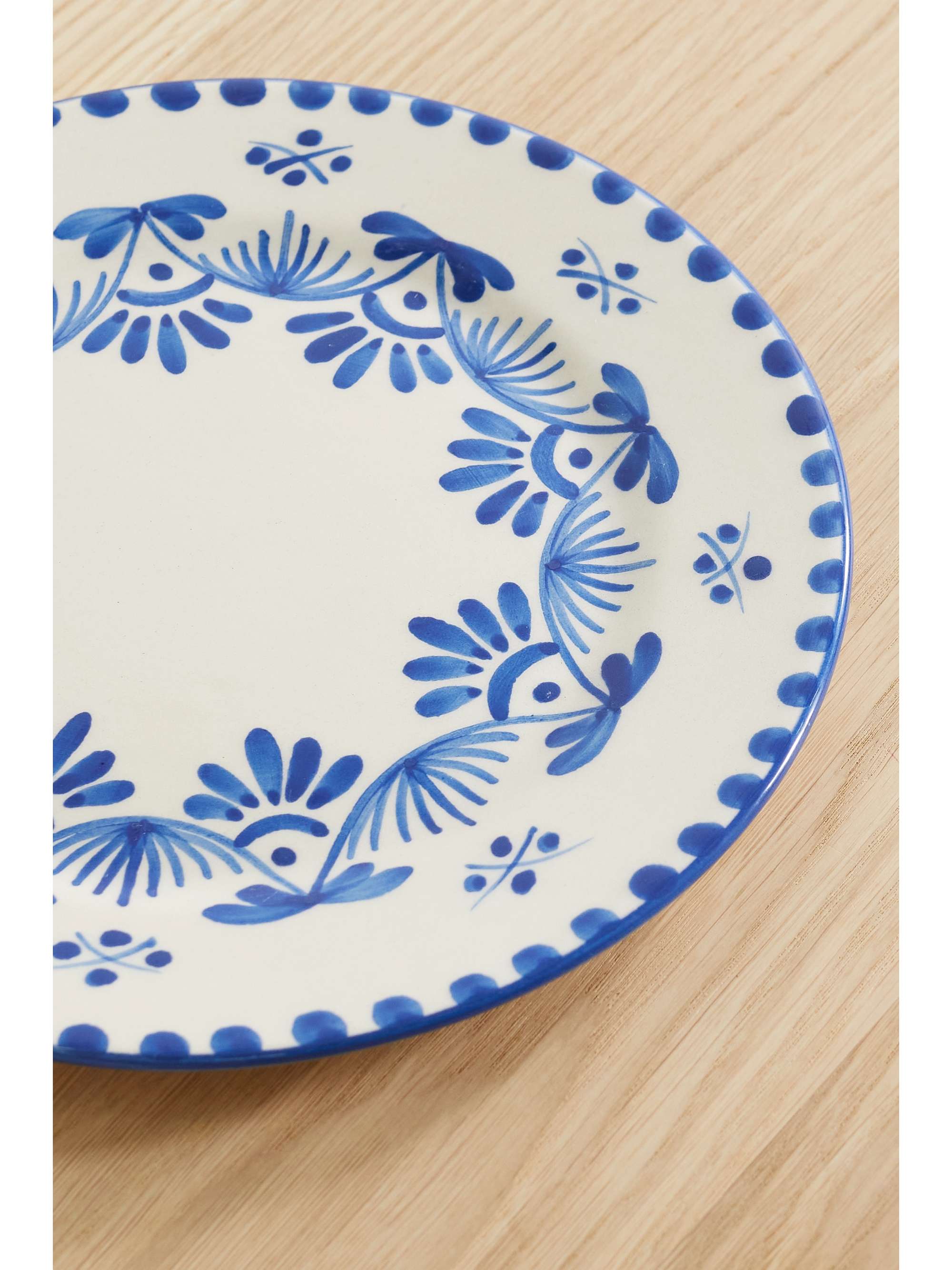 MAISON MARGAUX Gisele set of eight ceramic dinner and dessert plates