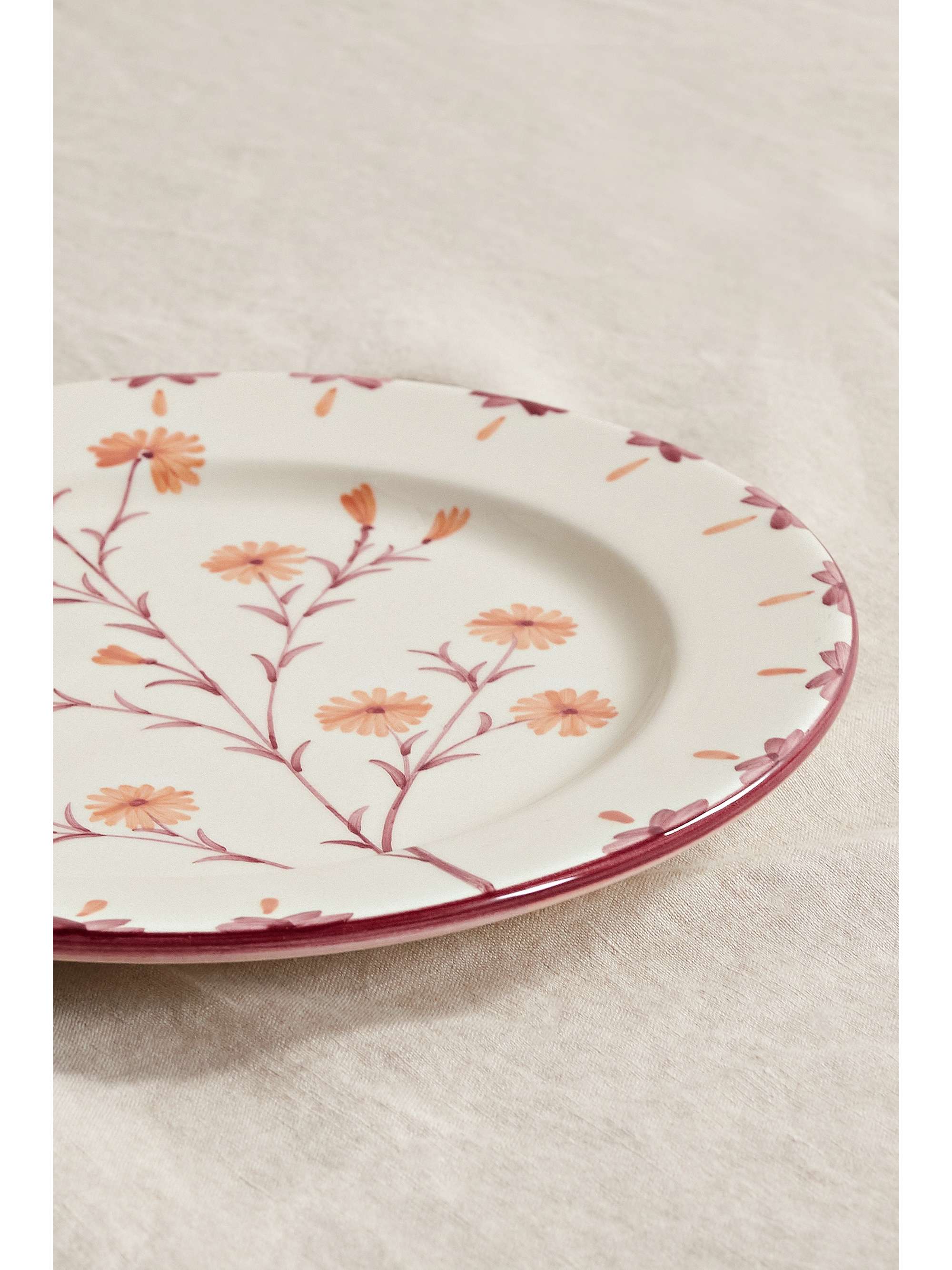 MAISON MARGAUX Winchester set of eight ceramic dinner and dessert plates