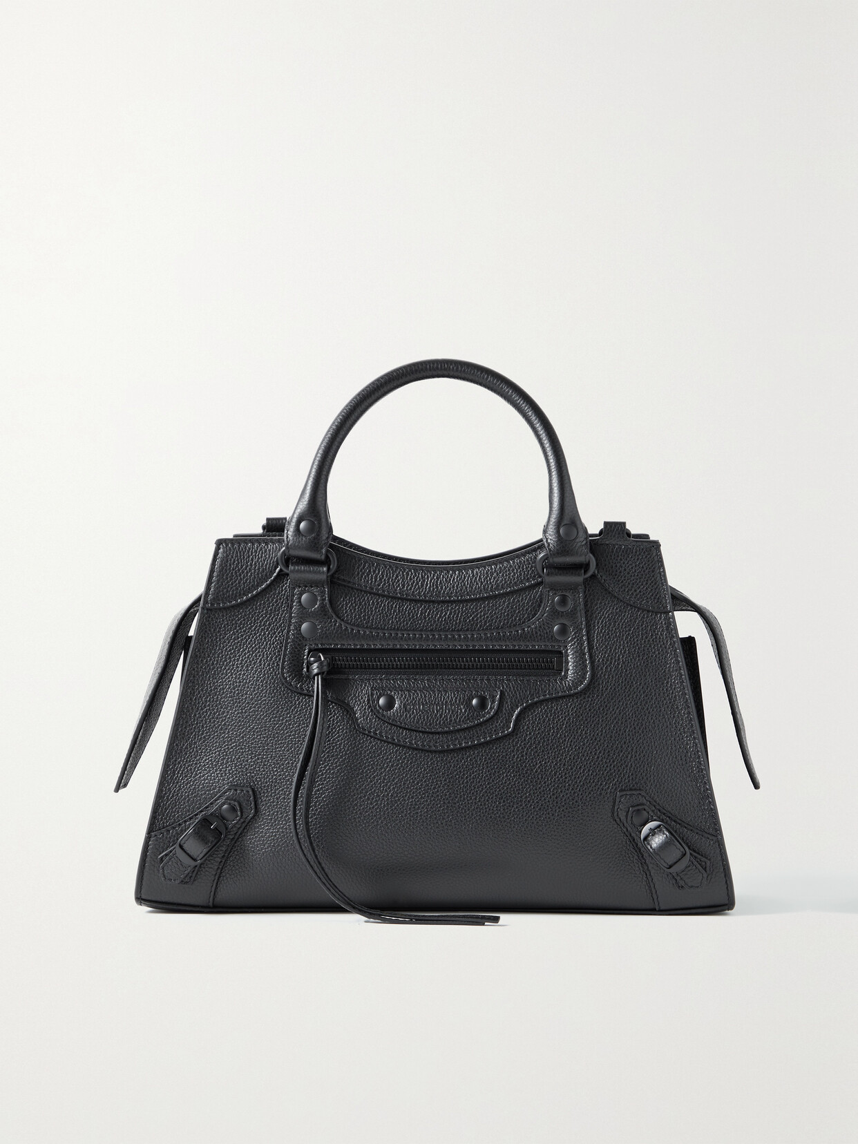 Balenciaga Neo Classic Small Leather Tote In Black