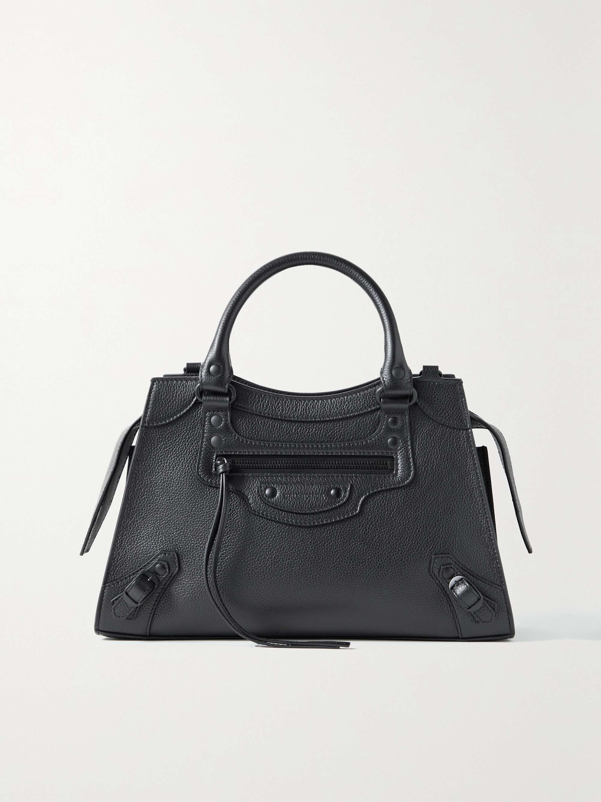 BALENCIAGA Neo Classic City textured-leather tote | NET-A-PORTER