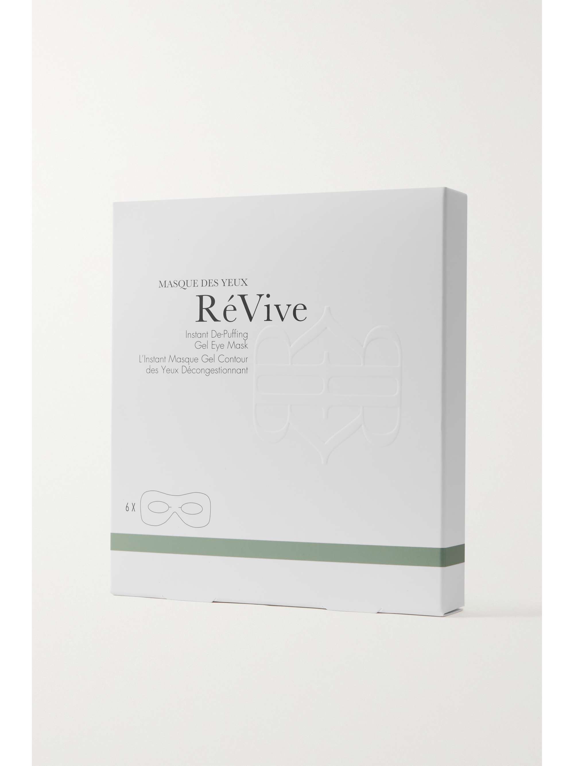 RÉVIVE Instant De-Puffing Gel Eye Mask – 6 Augenmasken