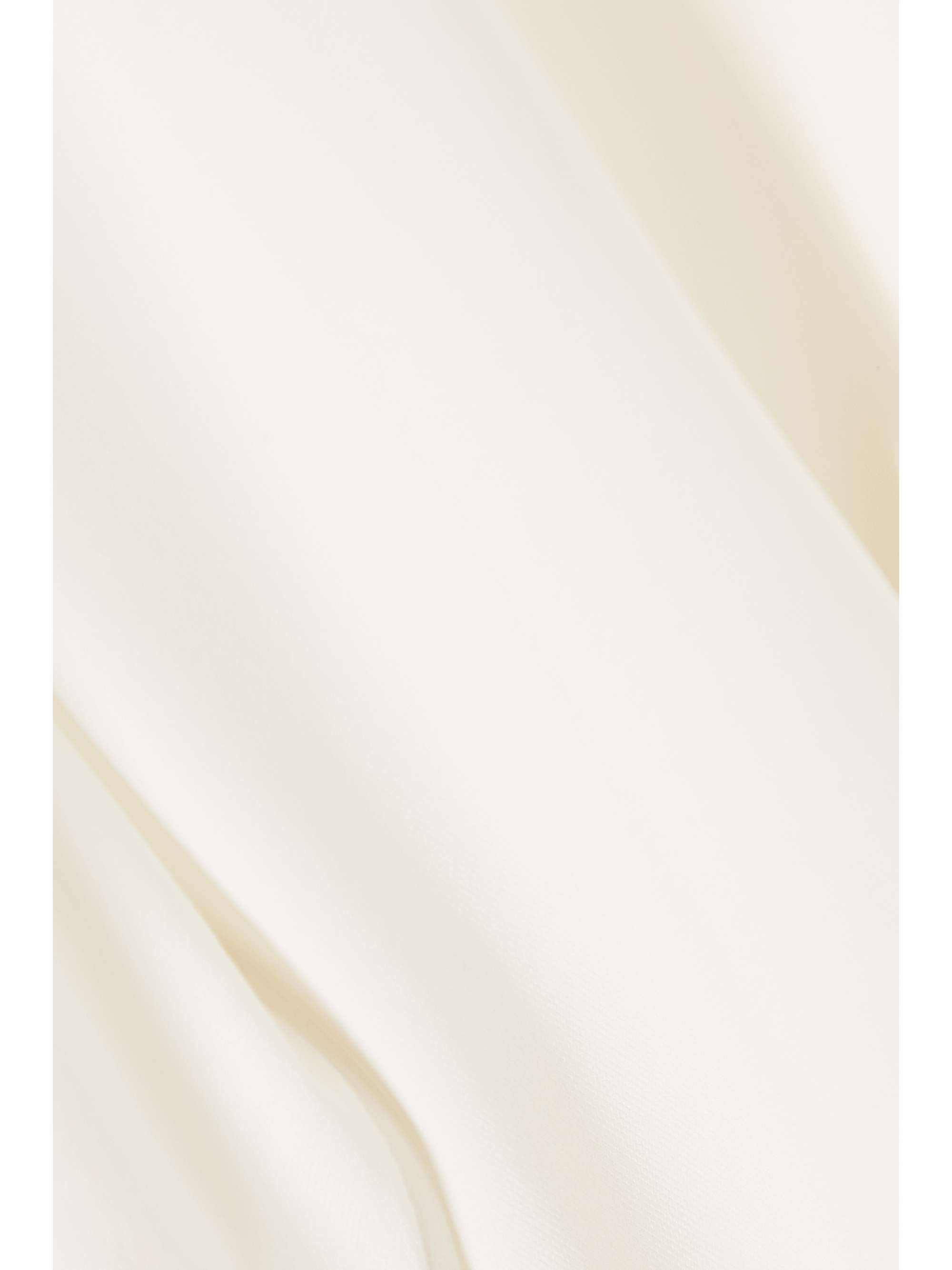 HALSTON Ruched stretch-jersey mini dress