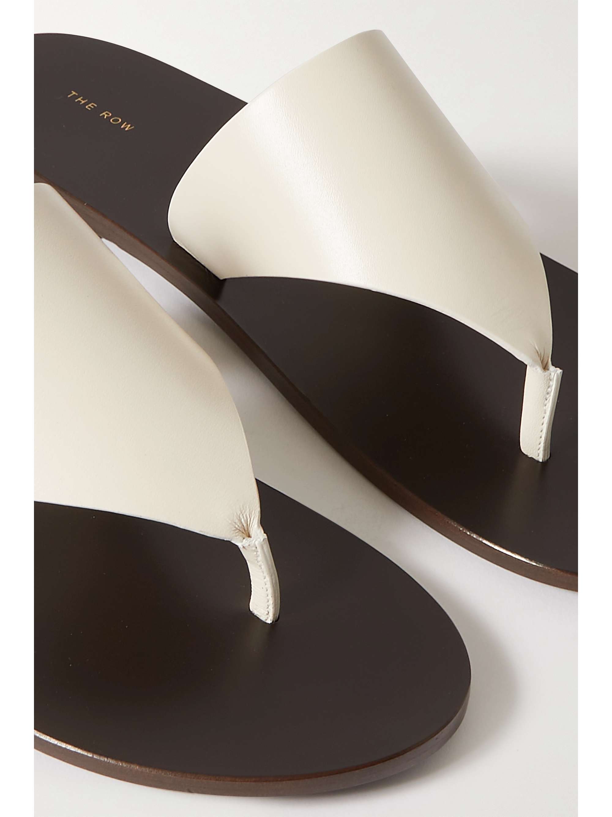 THE ROW Avery leather sandals