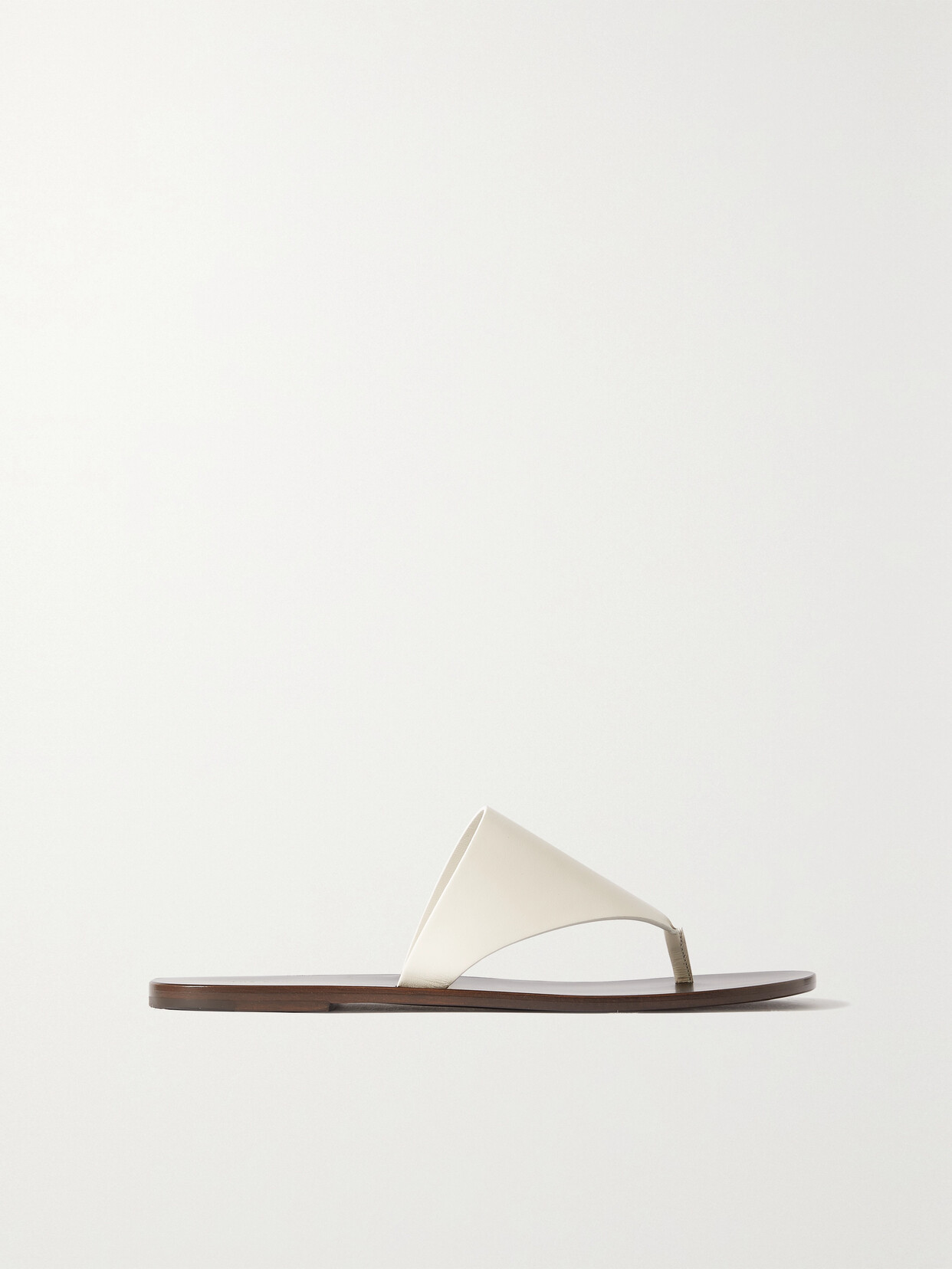 THE ROW AVERY LEATHER SANDALS