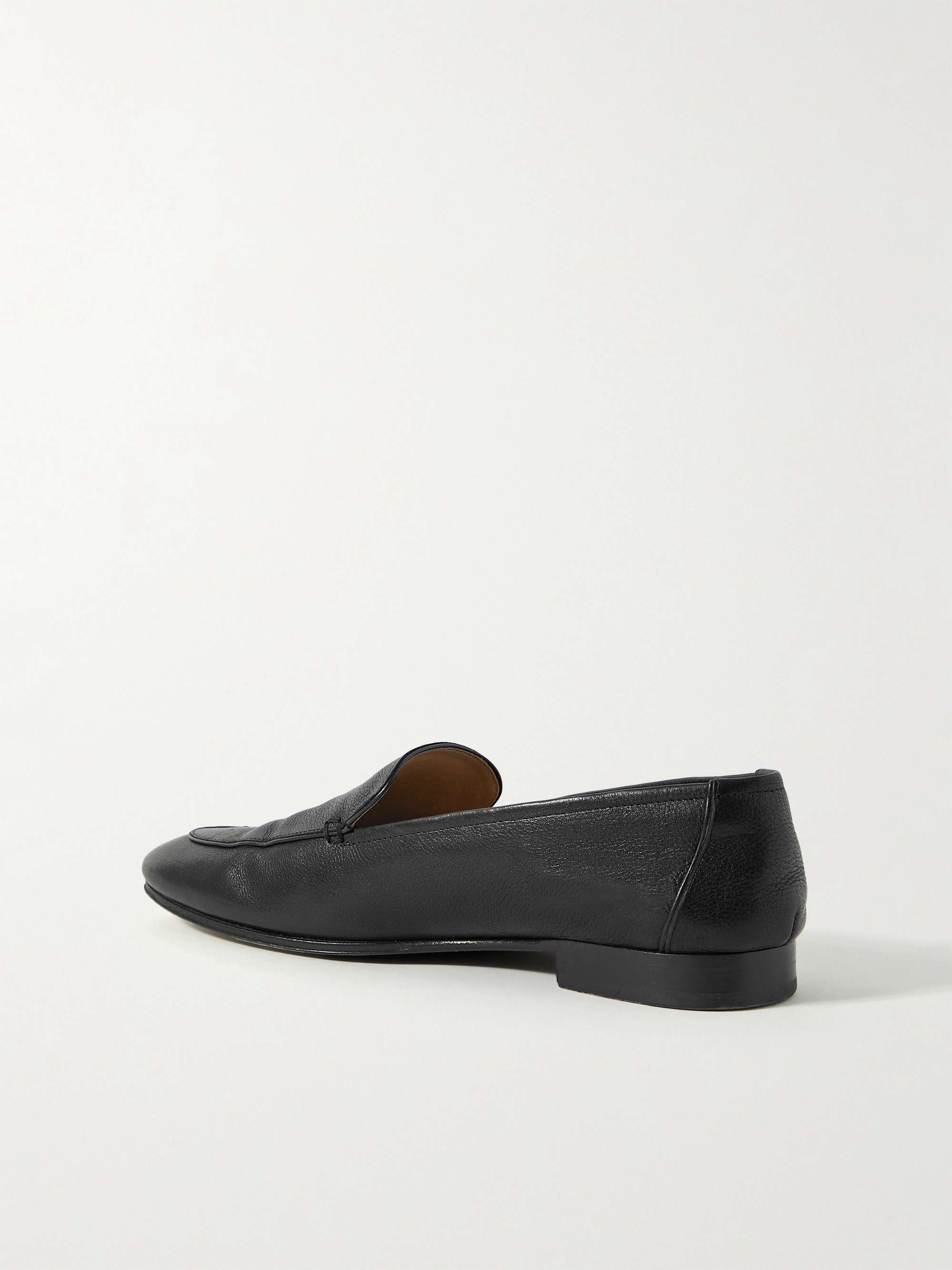 THE ROW Adam textured-leather loafers