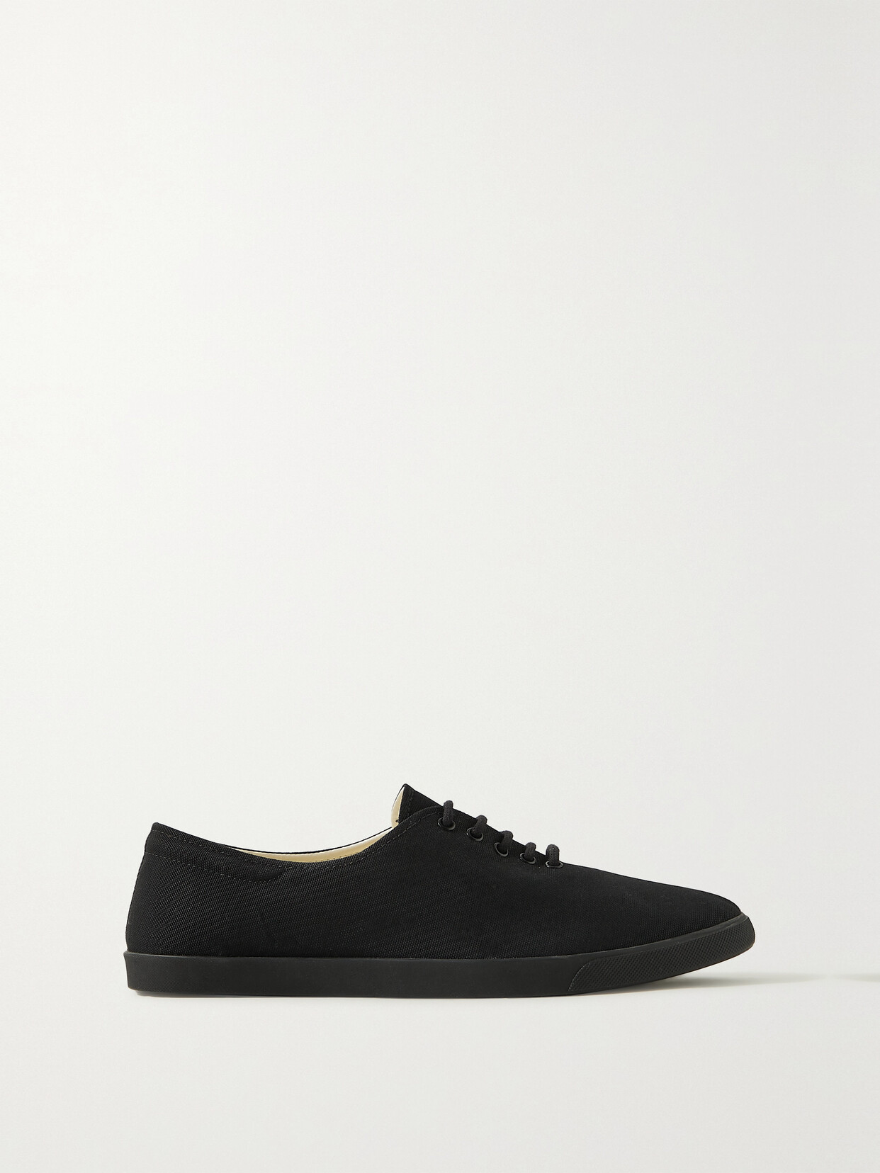 Shop The Row Canvas Sneakers In Black