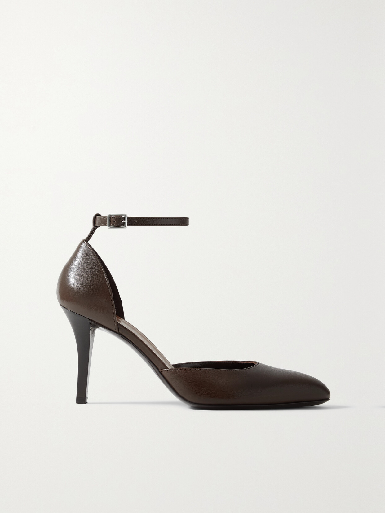 The Row - Demi Leather Pumps - Brown