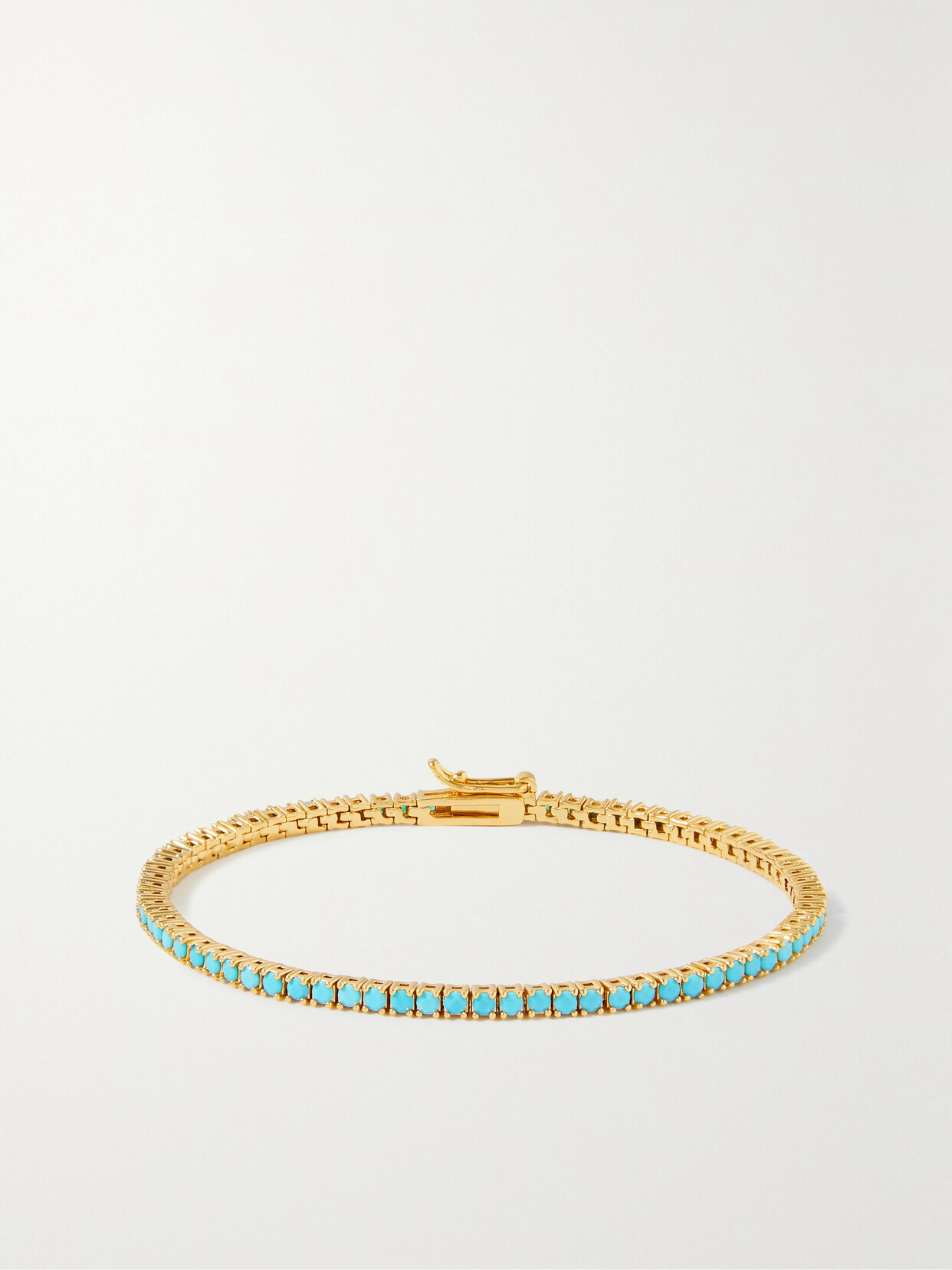 Roxanne Assoulin - On The Rox Rally Gold-tone Cubic Zirconia Bracelet - Blue