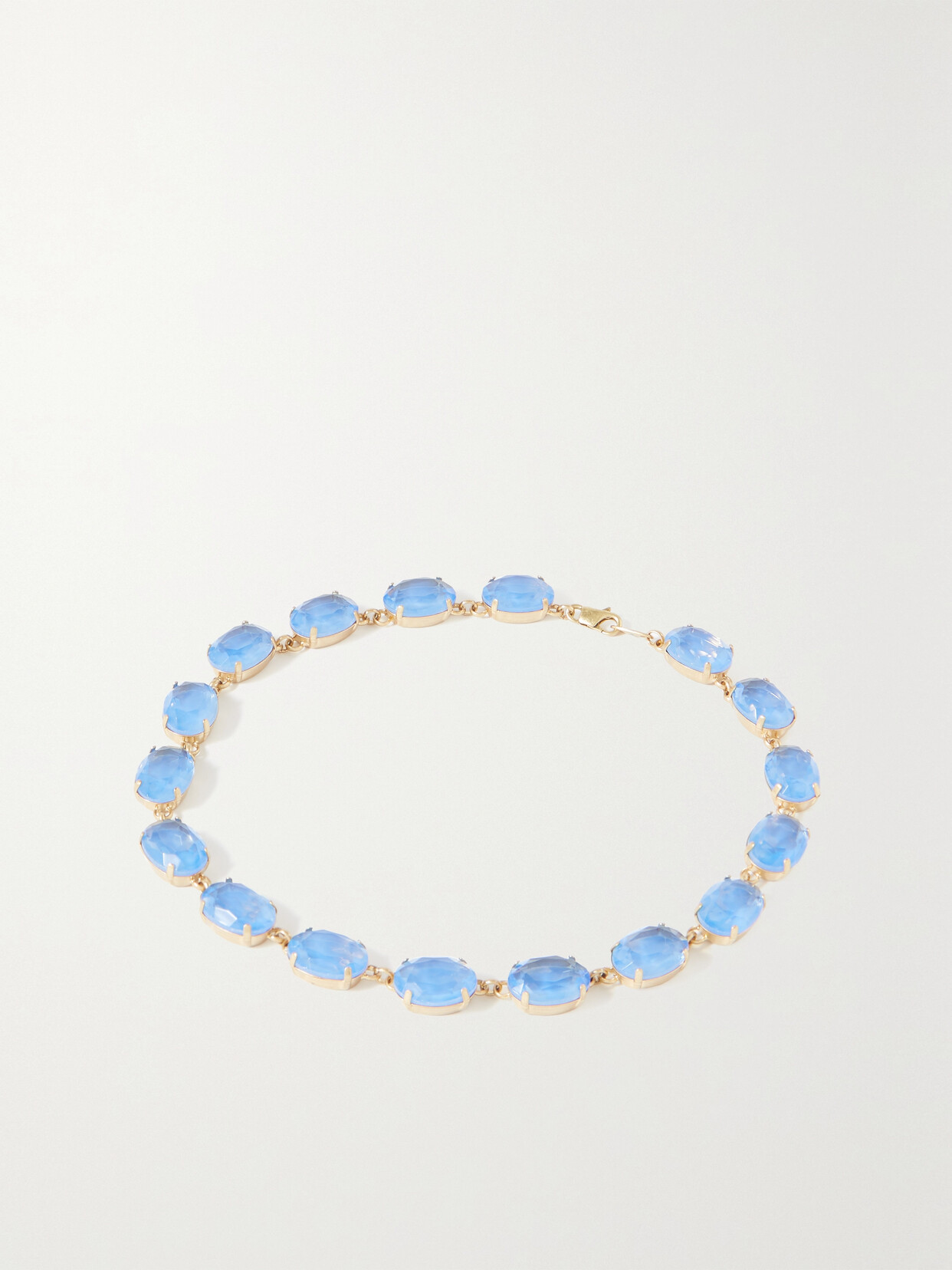 Roxanne Assoulin Gold-tone Glass Necklace