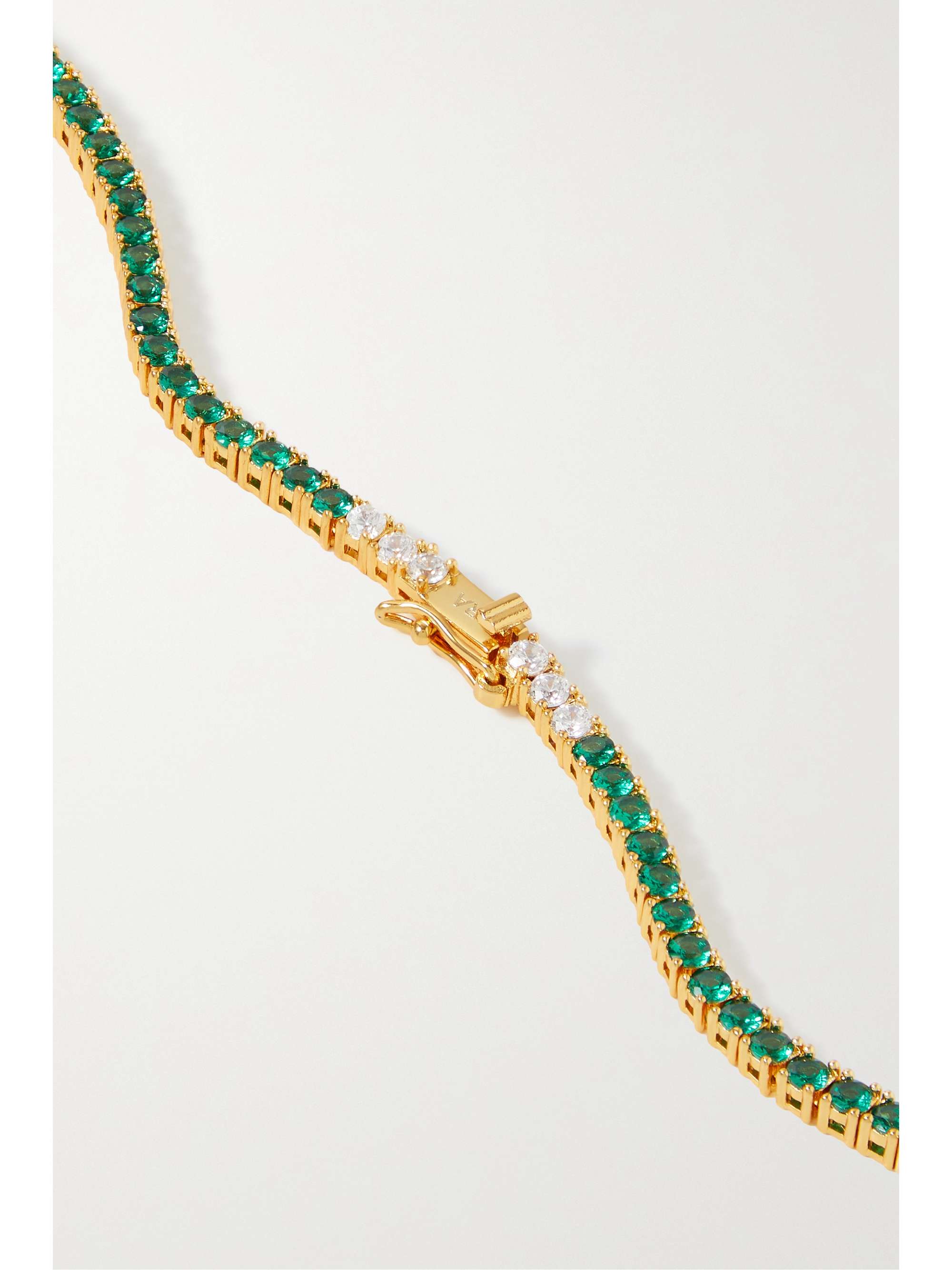 ROXANNE ASSOULIN On The Rox Baseline gold-tone crystal necklace