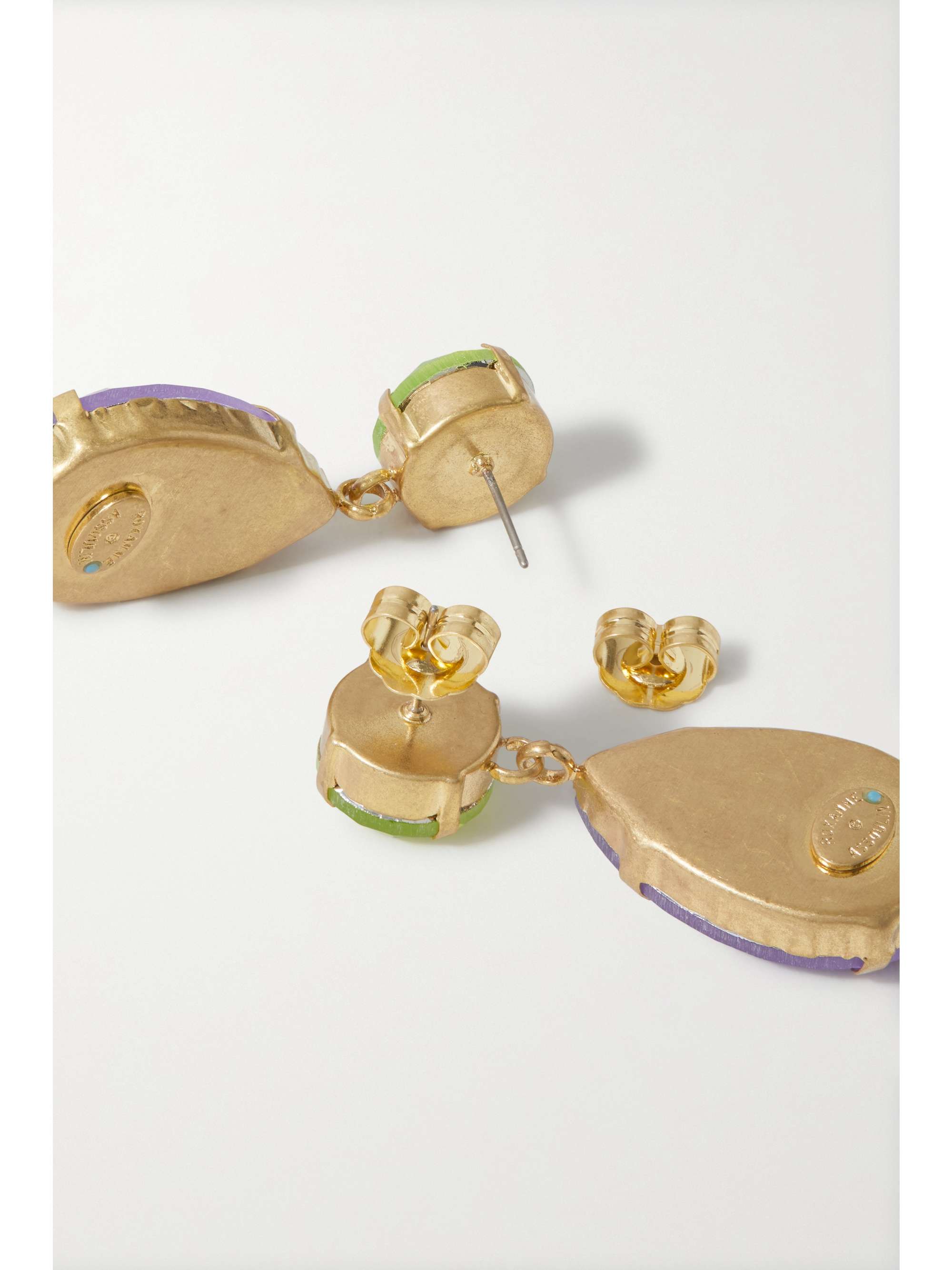 ROXANNE ASSOULIN Hip Hop But Not gold-tone crystal earrings