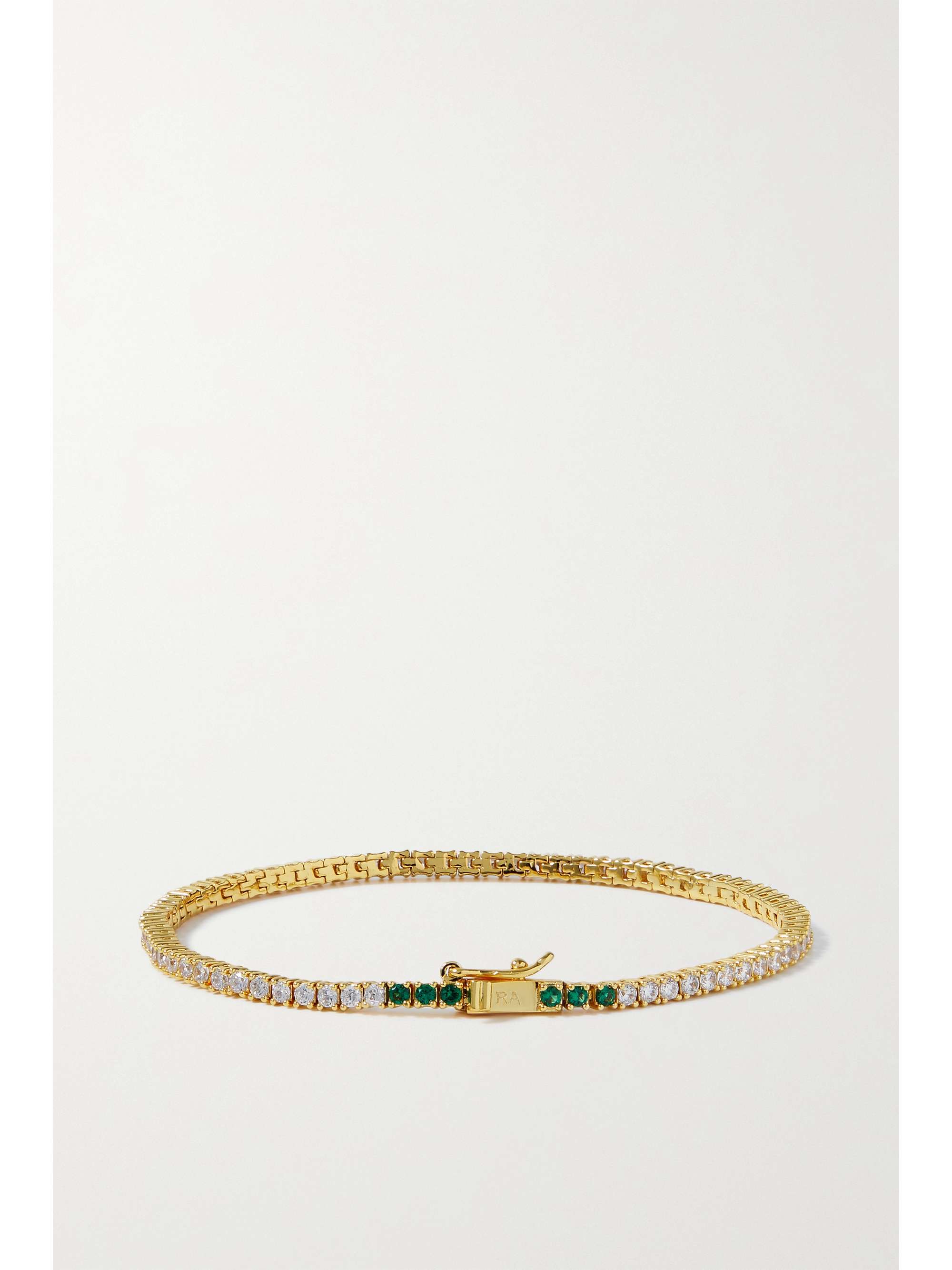 ROXANNE ASSOULIN On The Rox Baseline gold-tone cubic zirconia bracelet