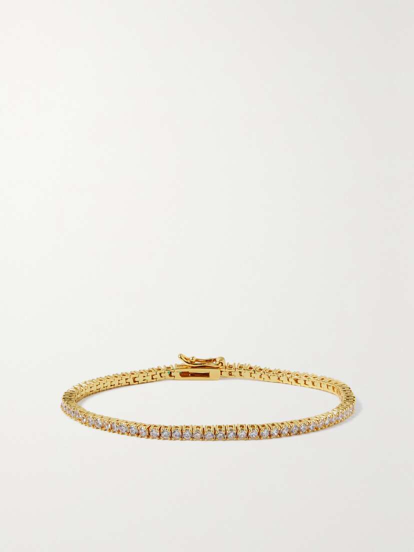Roxanne Assoulin On The Rox Rally Gold-tone Cubic Zirconia Bracelet