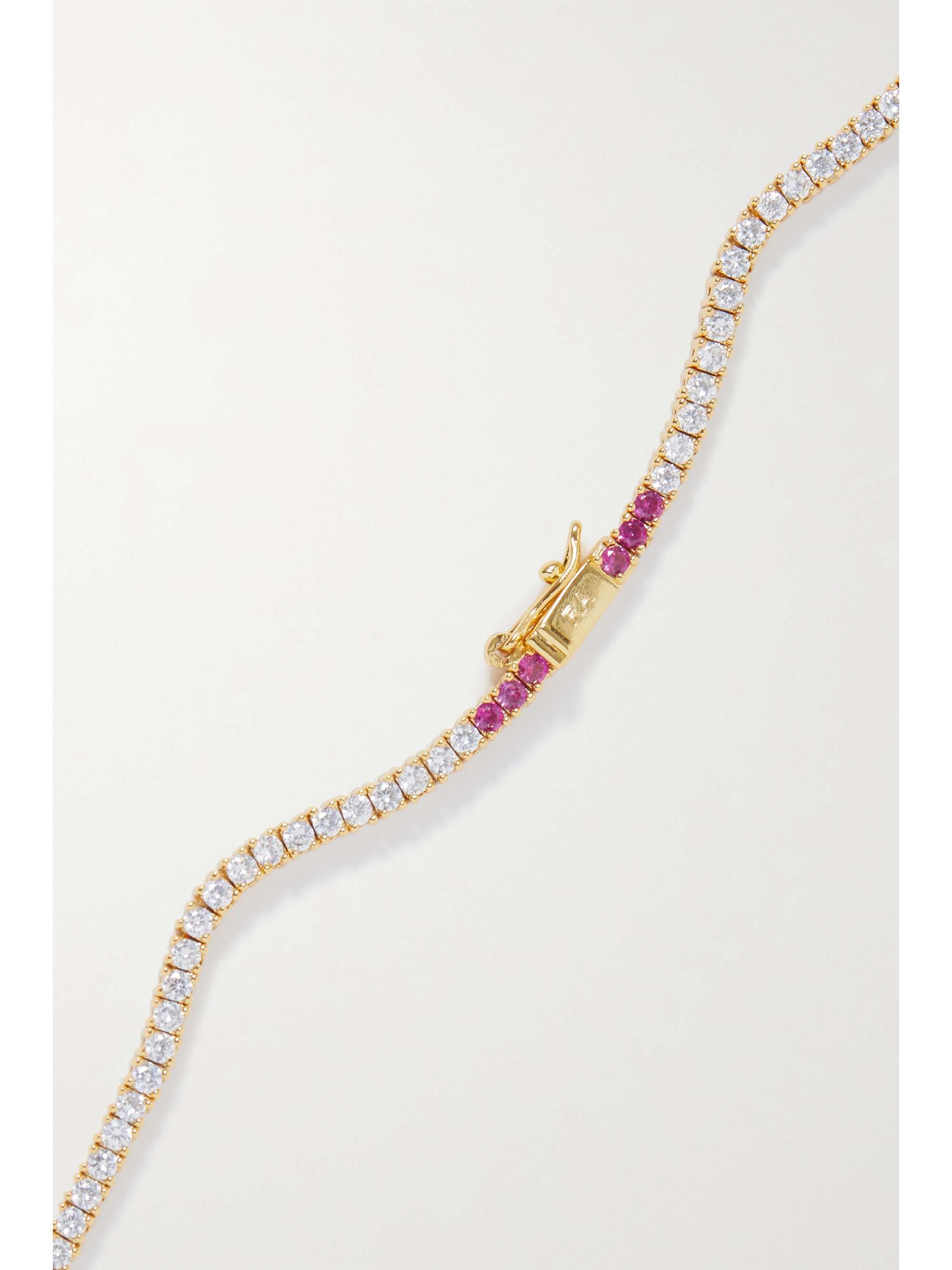ROXANNE ASSOULIN On The Rox Rally gold-tone cubic zirconia necklace