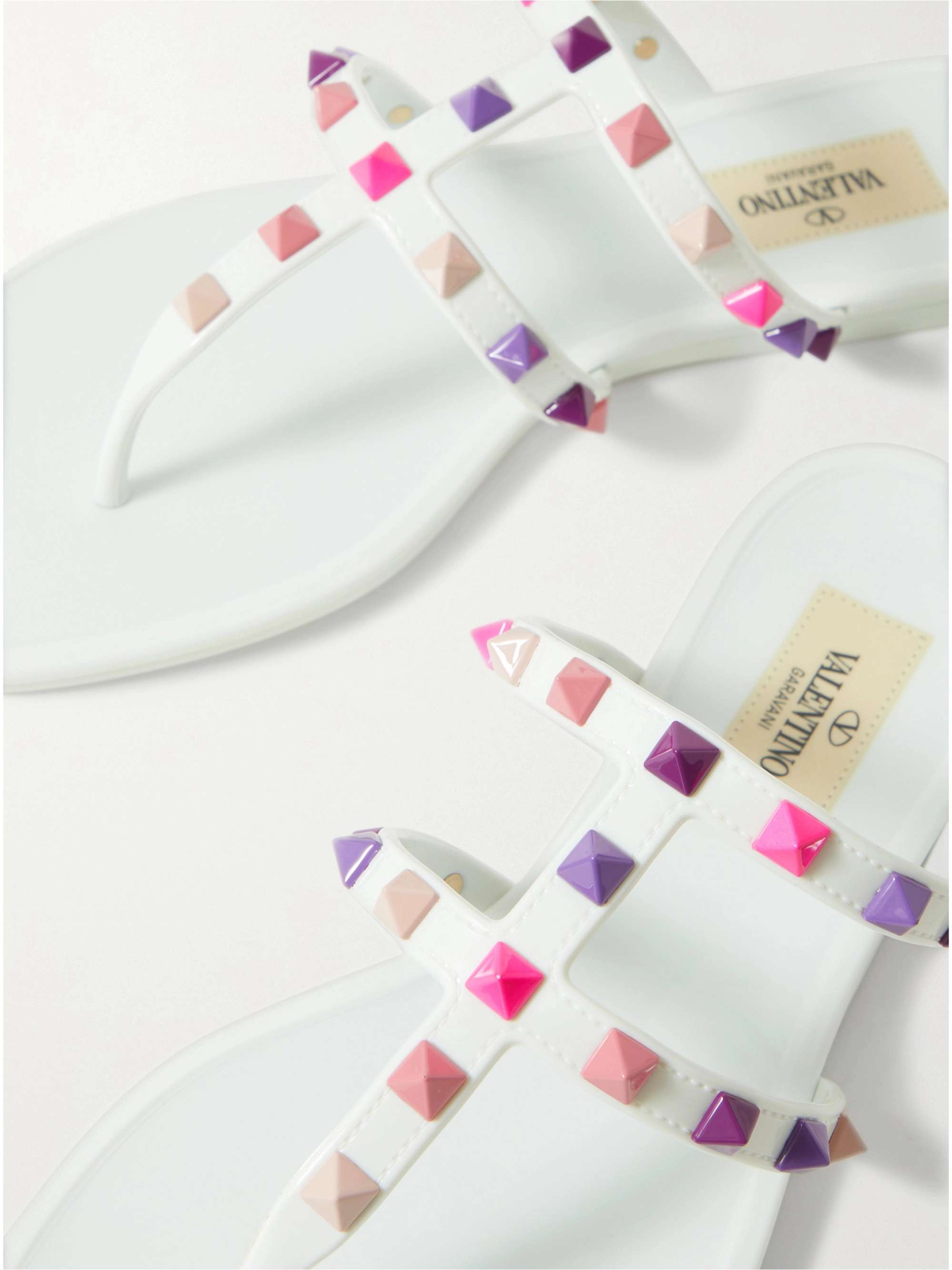 VALENTINO GARAVANI The Summer Rockstud rubber sandals