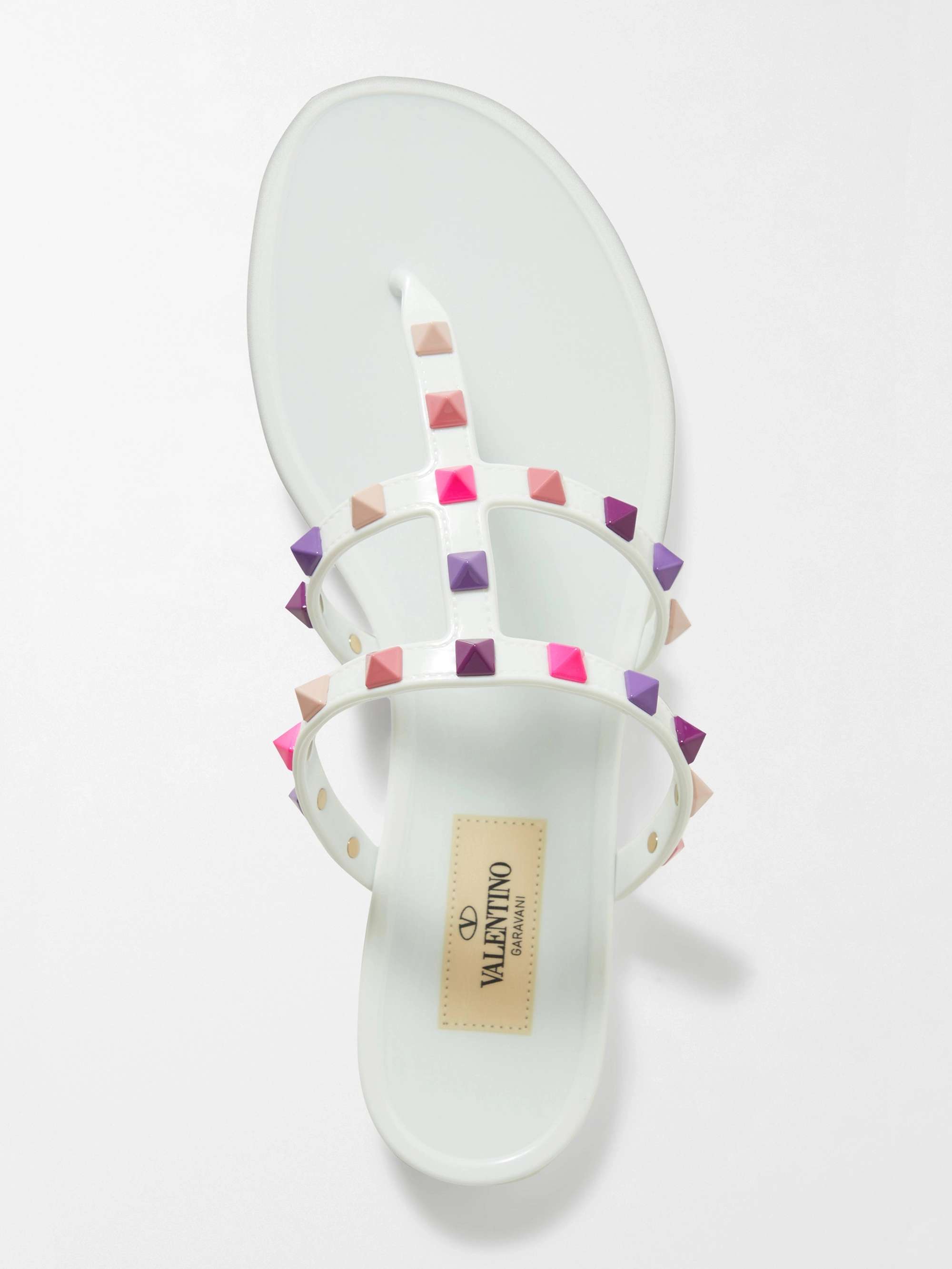 The Summer Rockstud rubber sandals