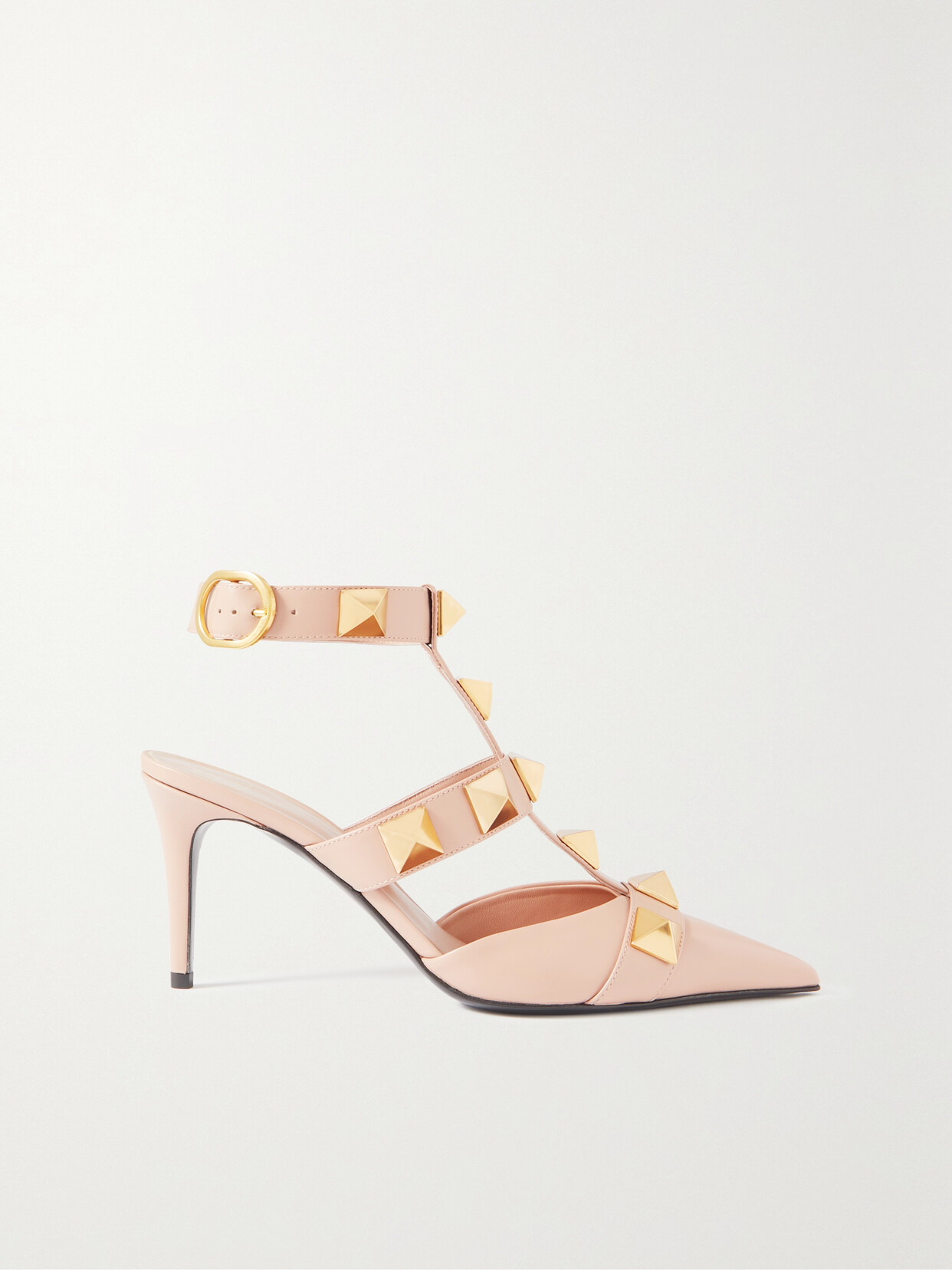 Valentino Garavani Roman Stud 80 Leather Pumps