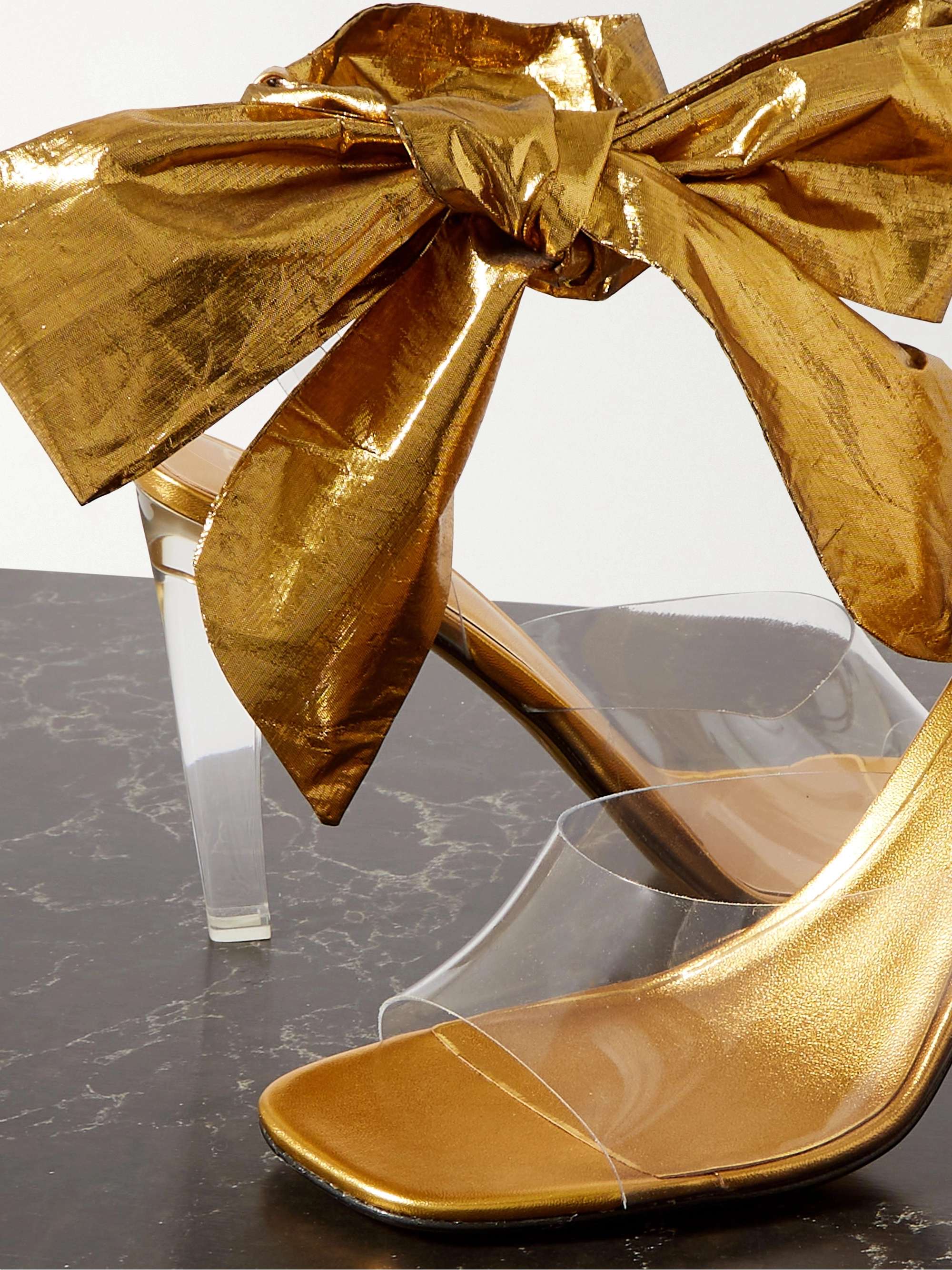 VALENTINO GARAVANI Party 100 bow-detailed taffeta-trimmed