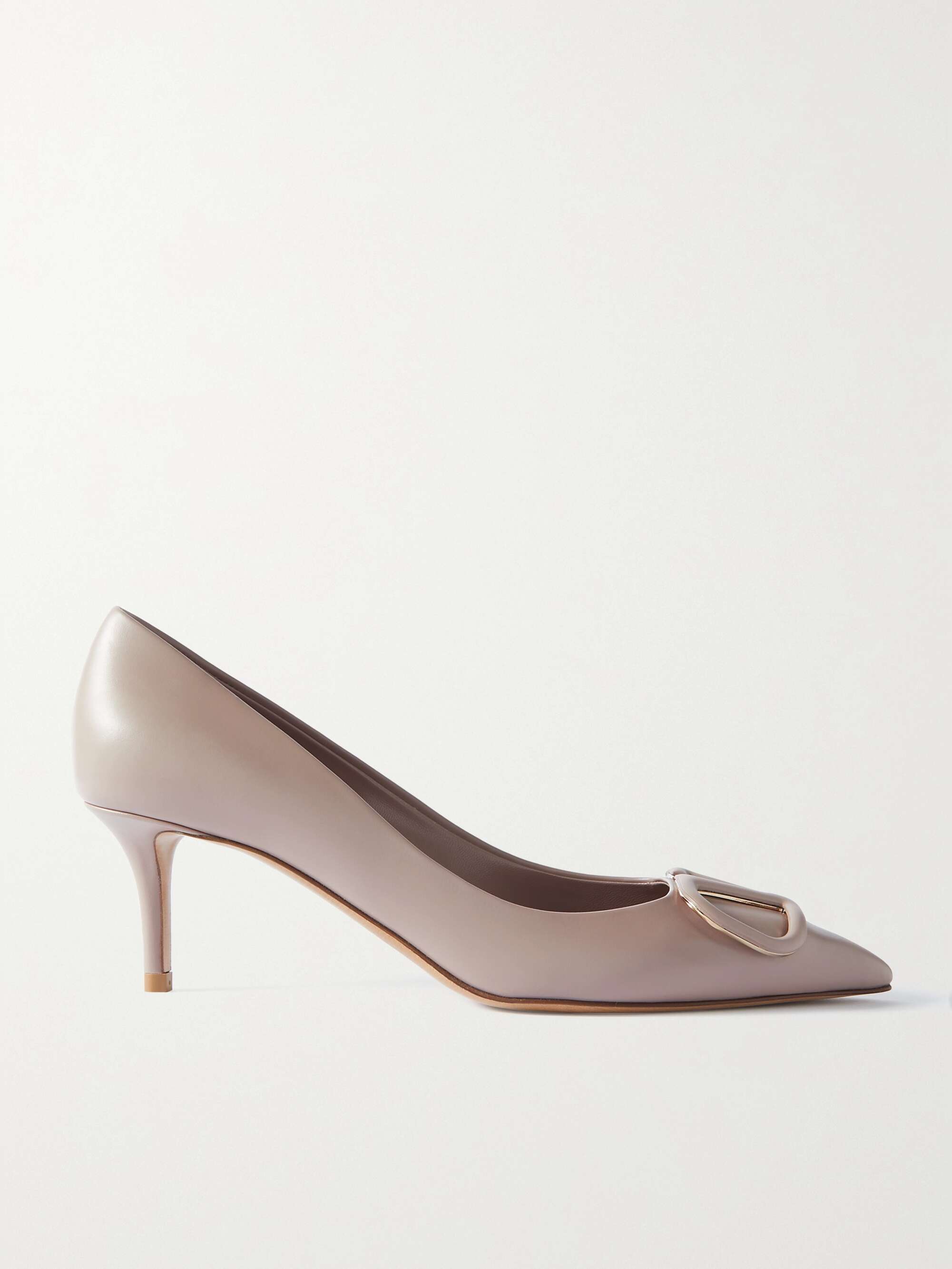 VALENTINO VLOGO 60 leather pumps | NET-A-PORTER